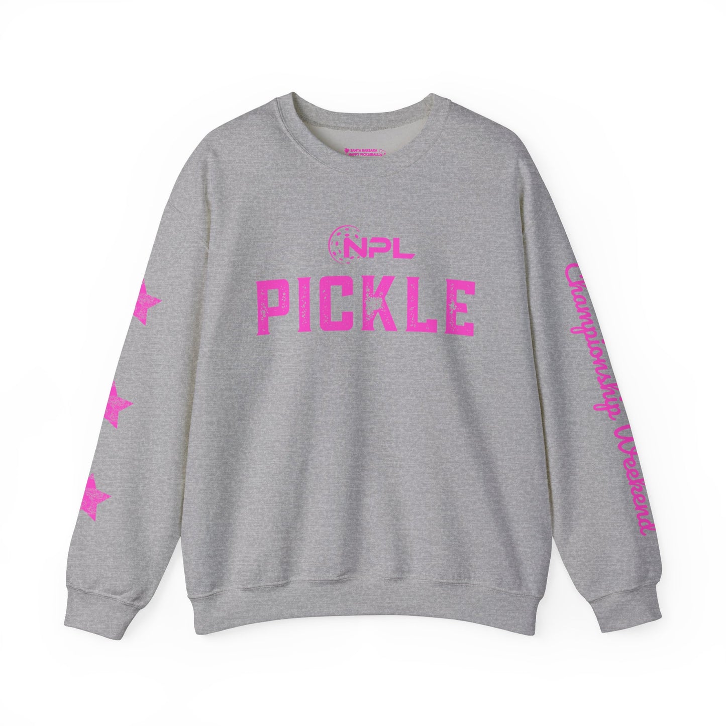 PICKLE distressed NPL Championship Weekend Unisex Crew - Plush 50/50