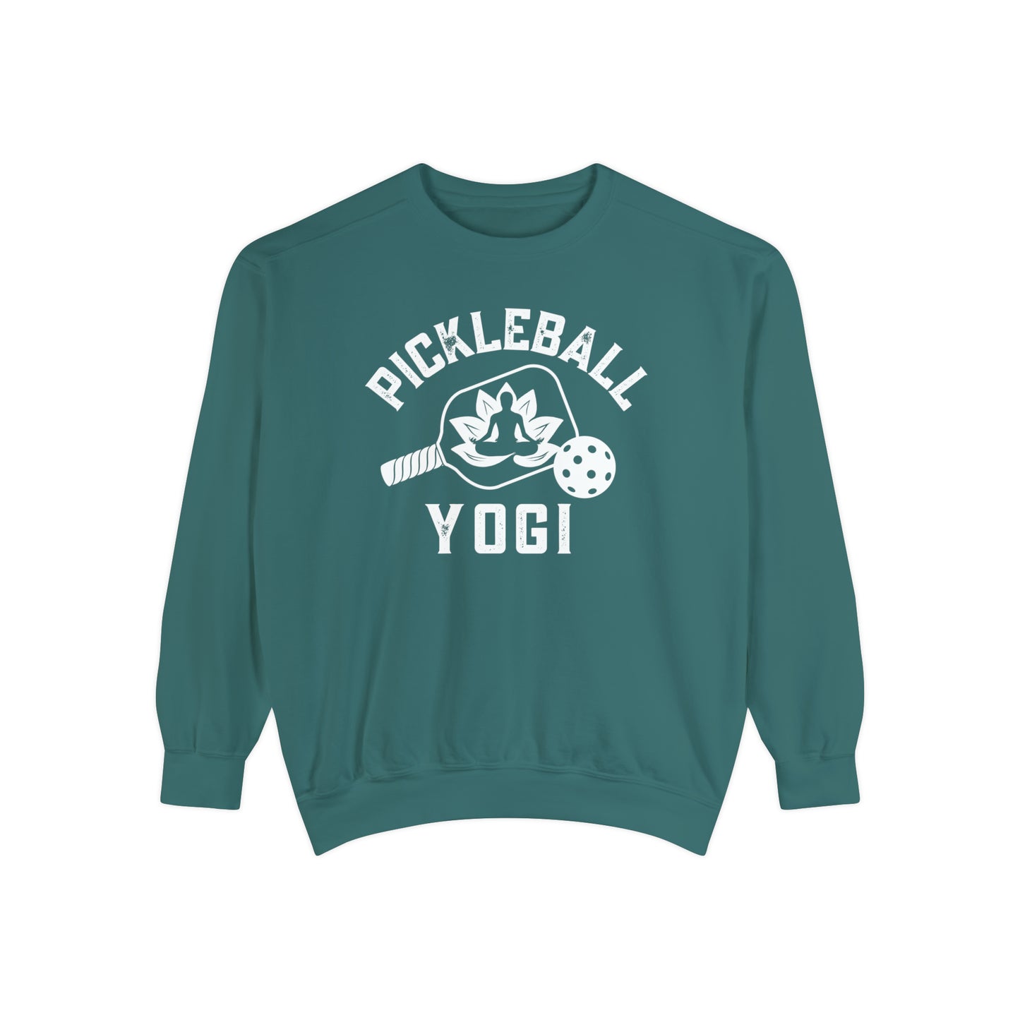 Pickleball Yogi - Unisex Garment-Dyed Sweatshirt