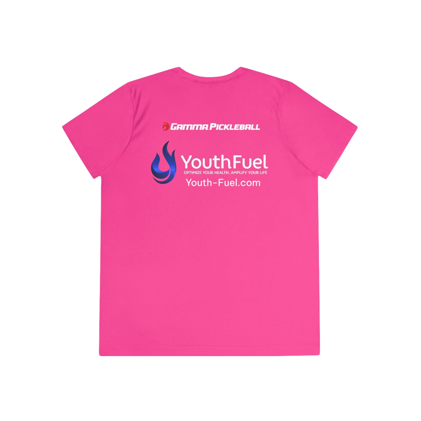 YouthFuel - SPF 40, Ladies Moisture Wicking Competitor Tee (Gamma Logo added)