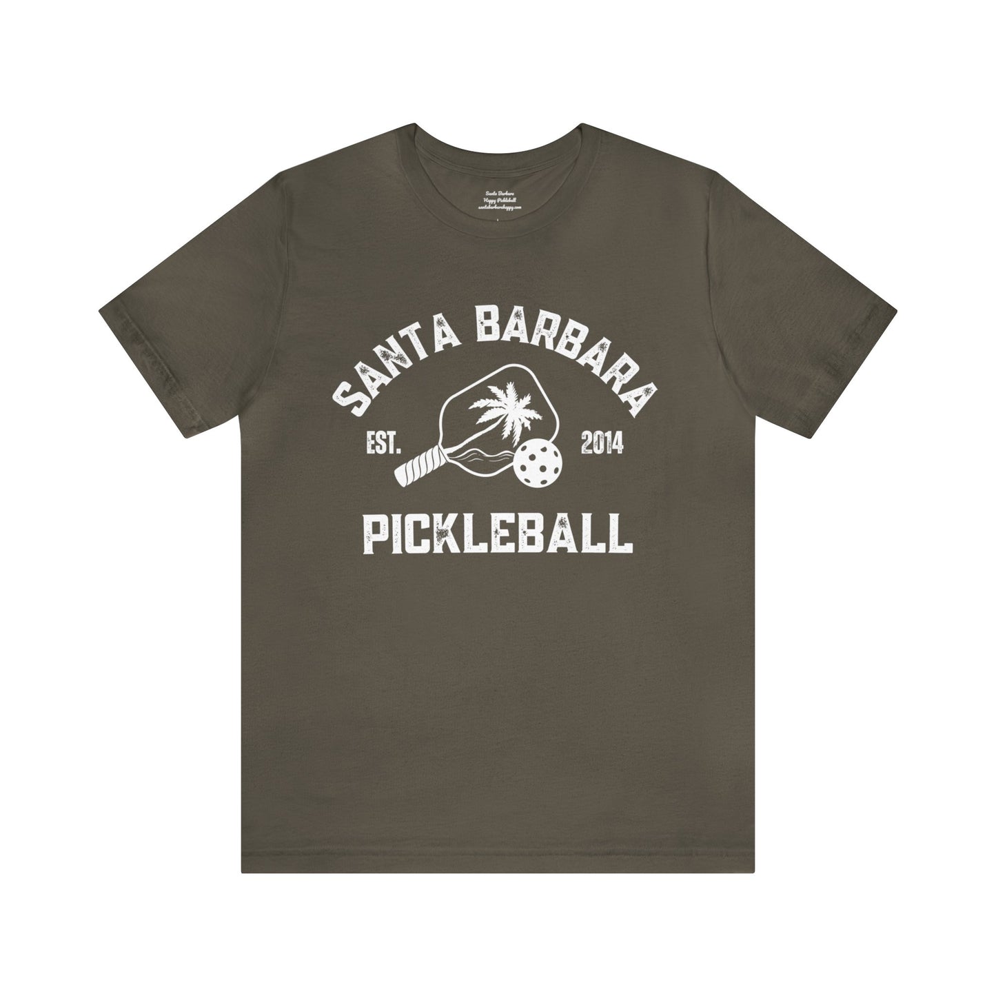 Santa Barbara Pickleball original - 2 day - Unisex 100% airline cotton Jersey Short Sleeve Tee