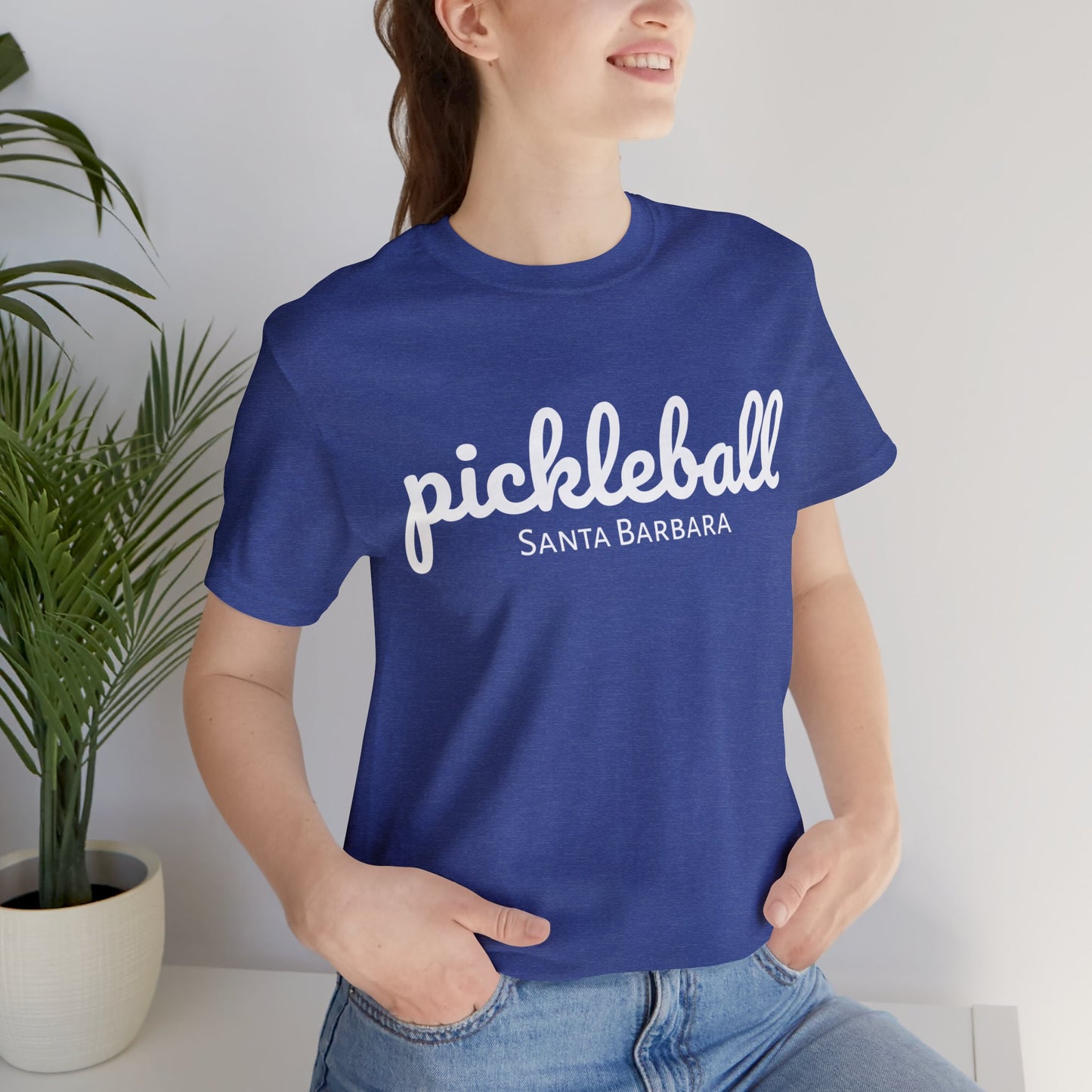 Pickleball Script Customize YOUR destination - 3 day - Unisex 100% airline cotton Jersey Short Sleeve Tee