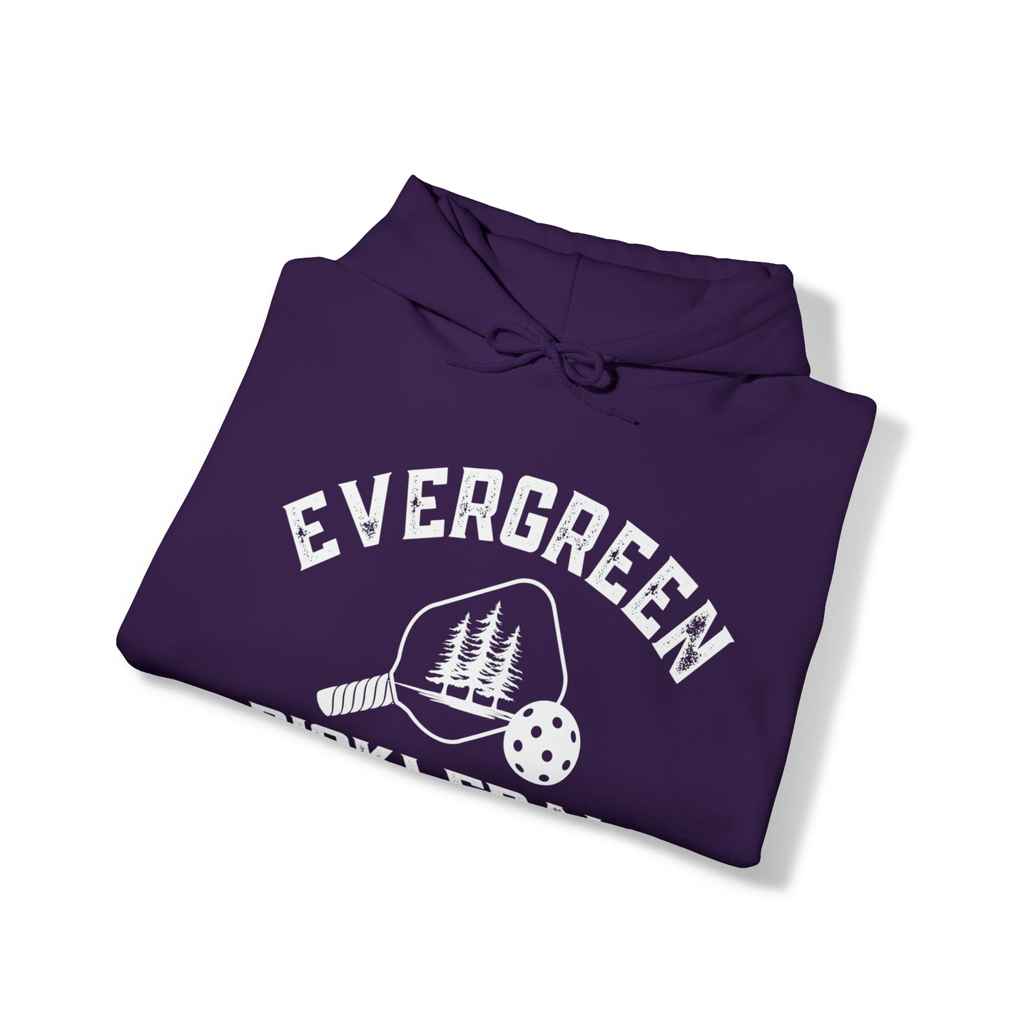 Evergreen Pickleball — Customize Me Hoodie. Add to sleeves and back! Unisex Heavy Blend™ Hooded Sweatshirt