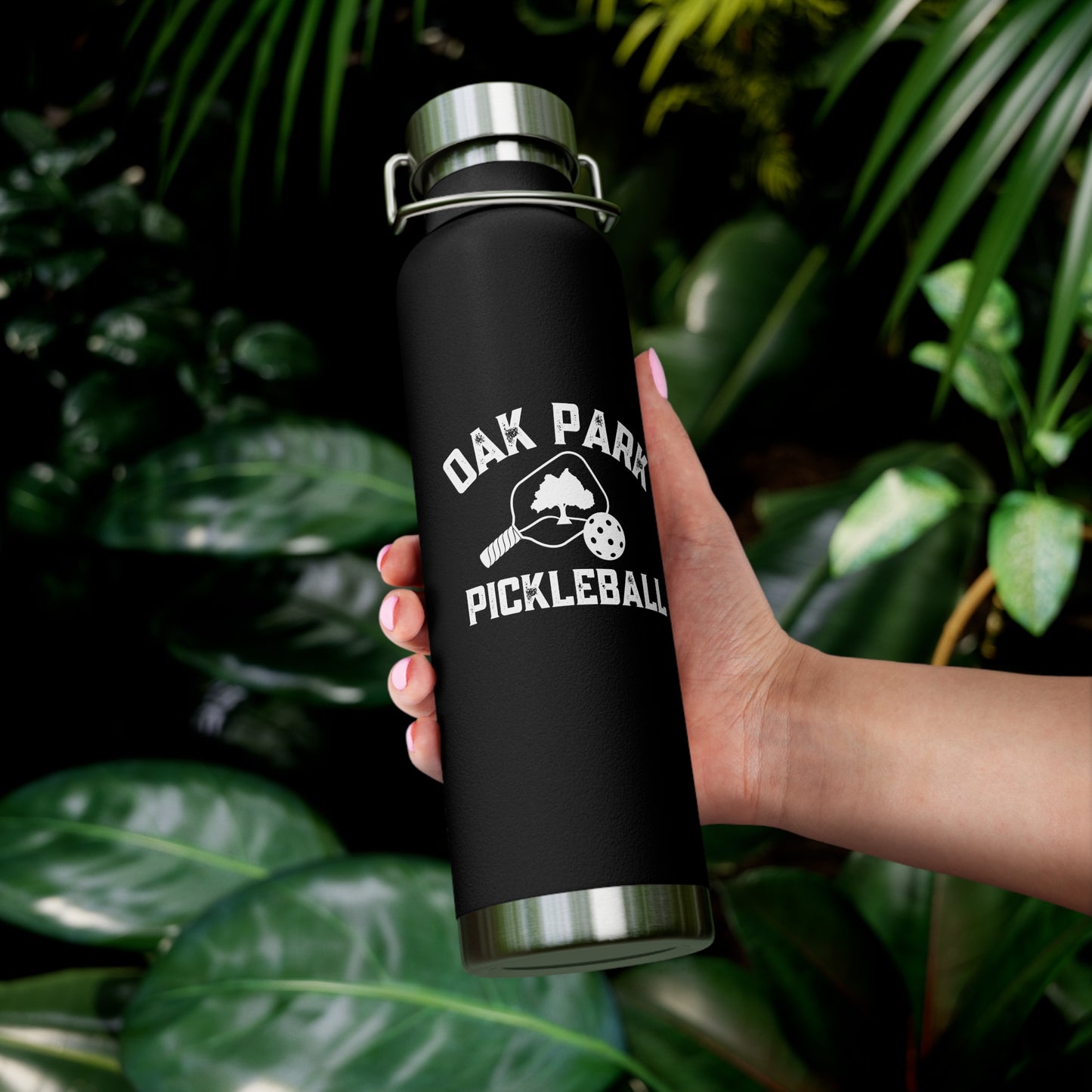 Oak Park Pickleball - Copper Vacuum Insulated Bottle, 22oz