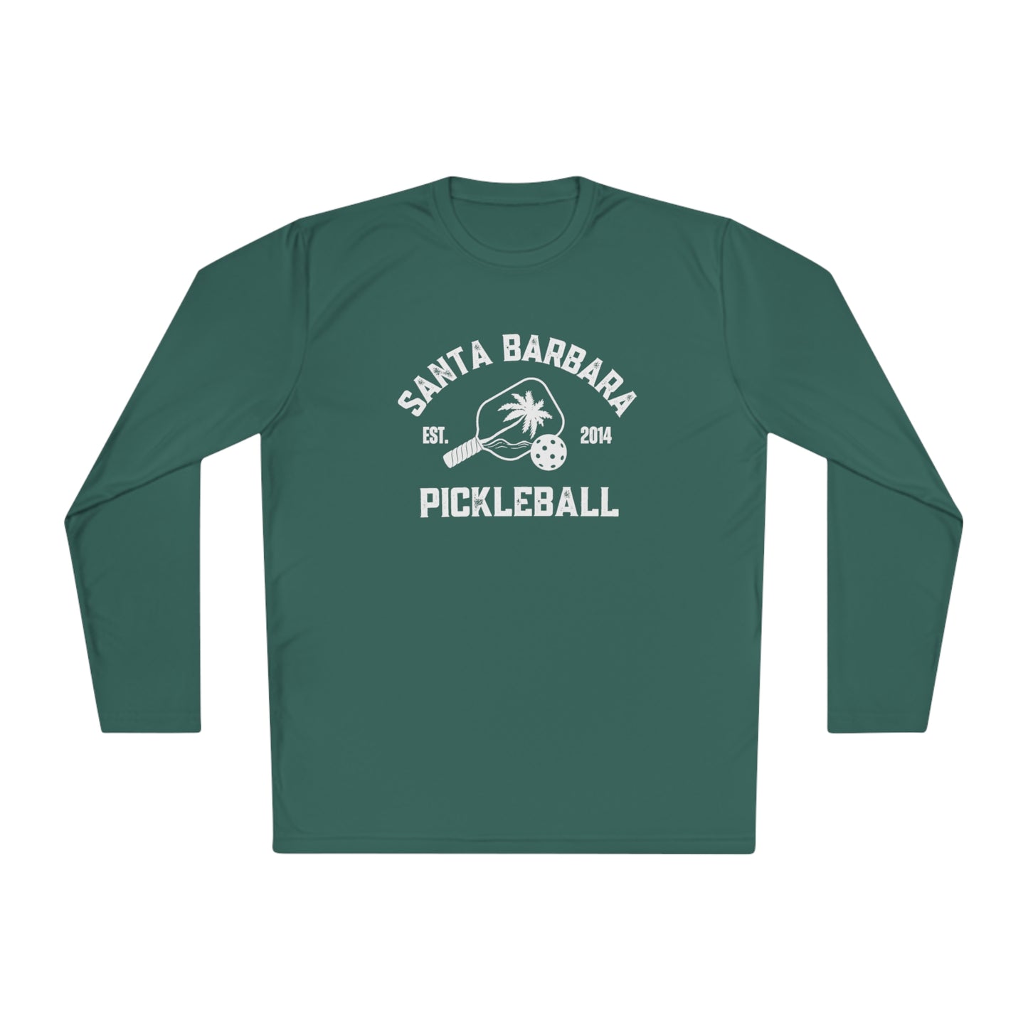Santa Barbara Pickleball - Unisex Moisture Wicking SPF 40, Lightweight Long Sleeve Tee