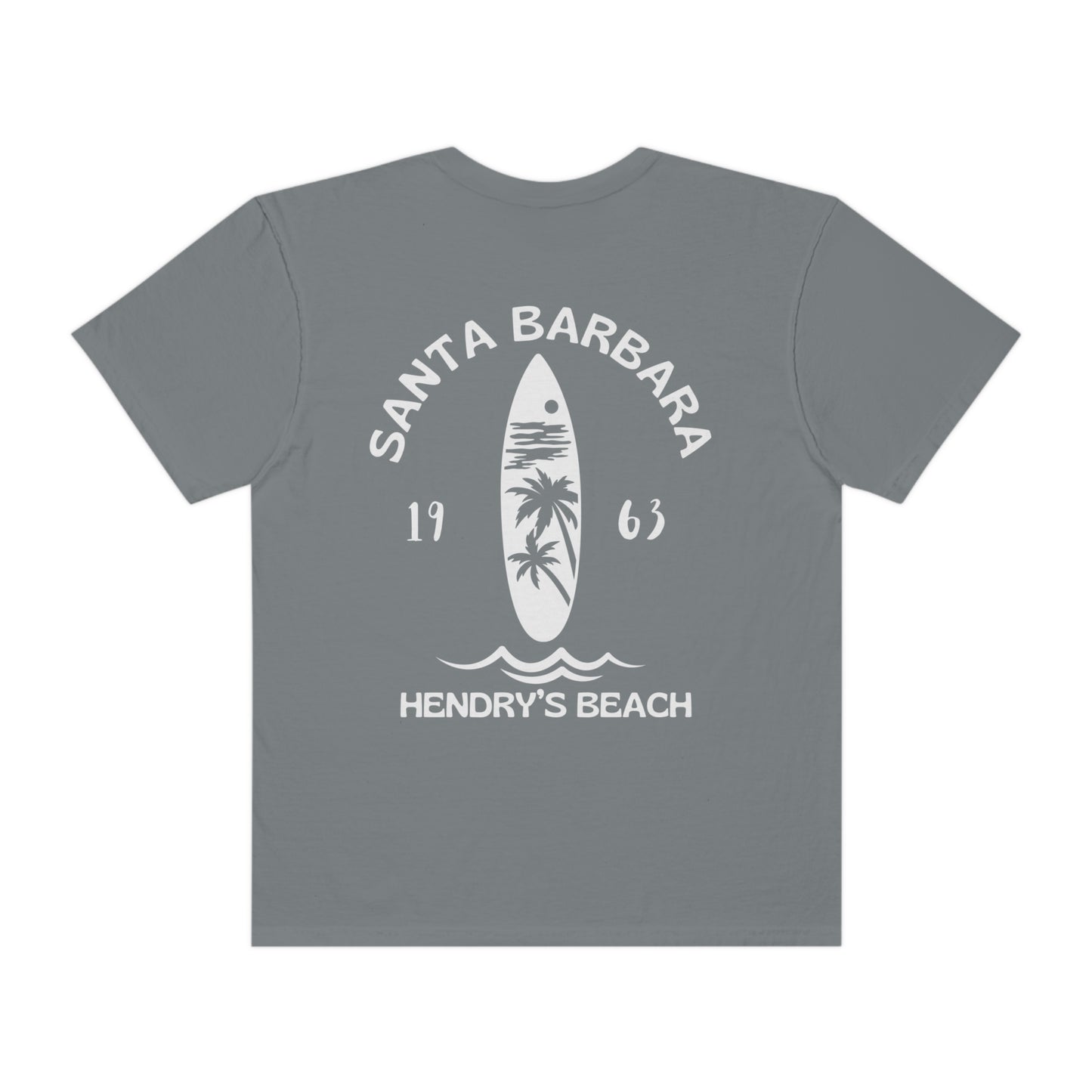 Santa Barbara Hendry’s Beach T-shirt - Comfort Colors- oversized fit