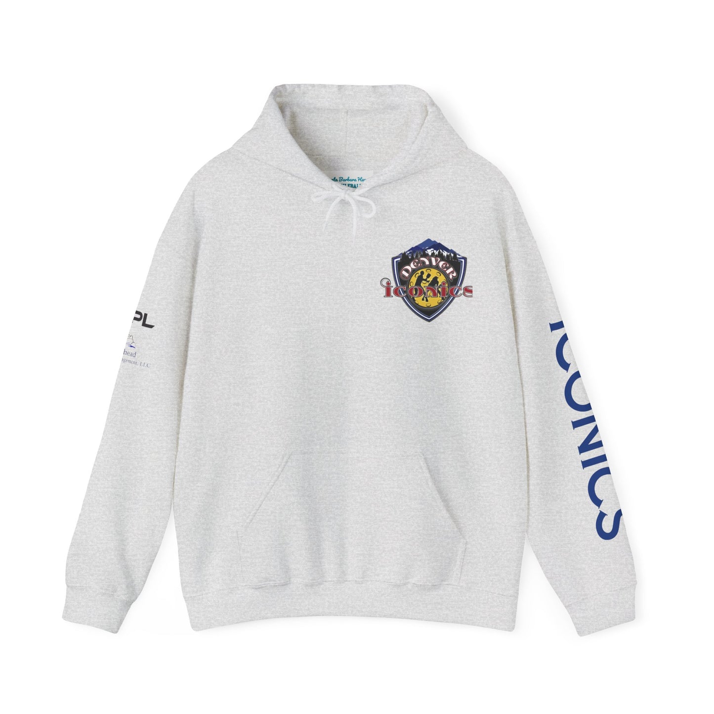 Denver Iconics NPL Team - 4 Sided Design - Unisex Hoodie (customize name)