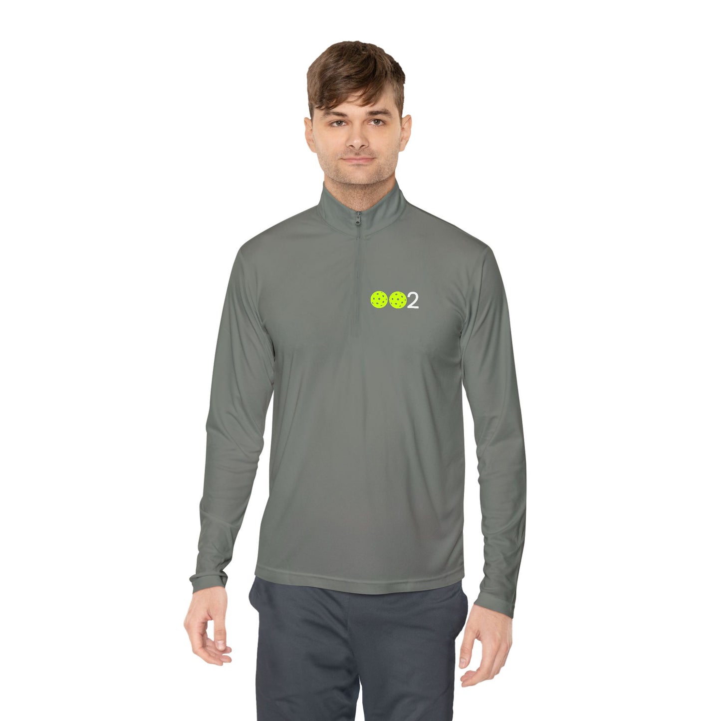 Kirsten PICKLZ 15 Unisex SPF 40 Moisture Wicking Quarter-Zip Pullover - add your number in instructions