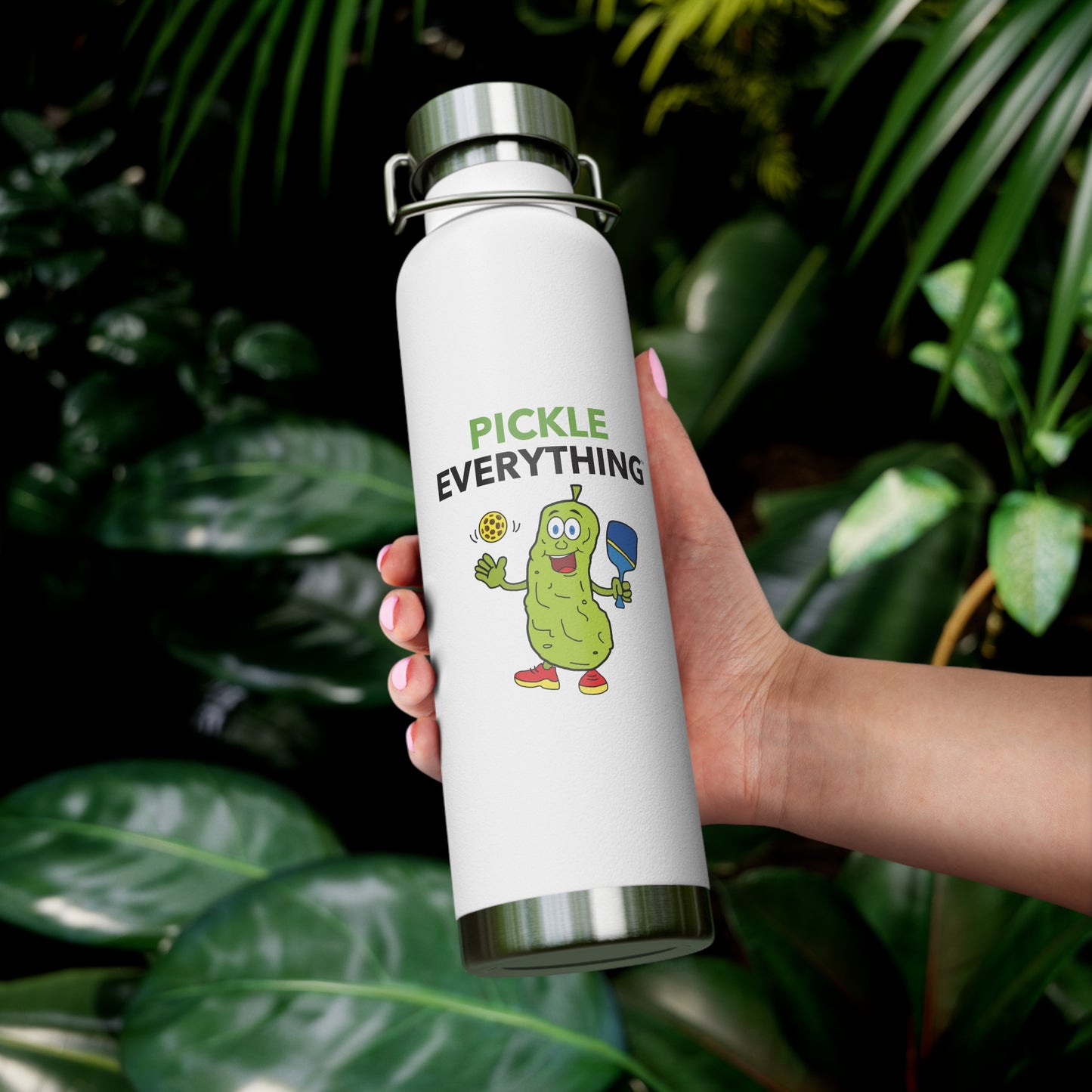 Pickle Everything Copper Vacuum Insulated Bottle, 22oz