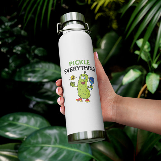 Pickle Everything Copper Vacuum Insulated Bottle, 22oz