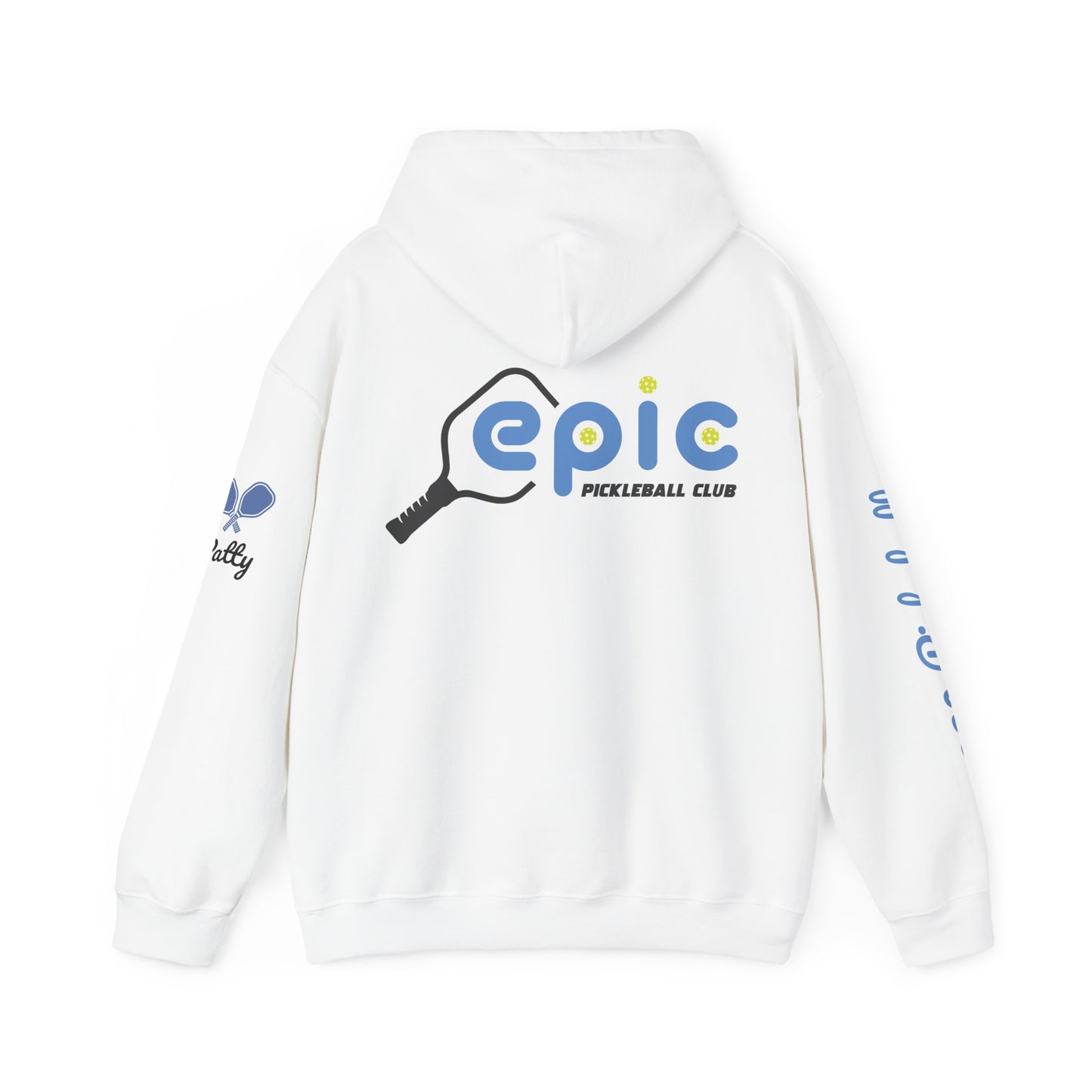 Copy of Copy of Epic Pickleball Unisex Heavy Blend™ Hoodie - 4 sided print -can customize sleeves