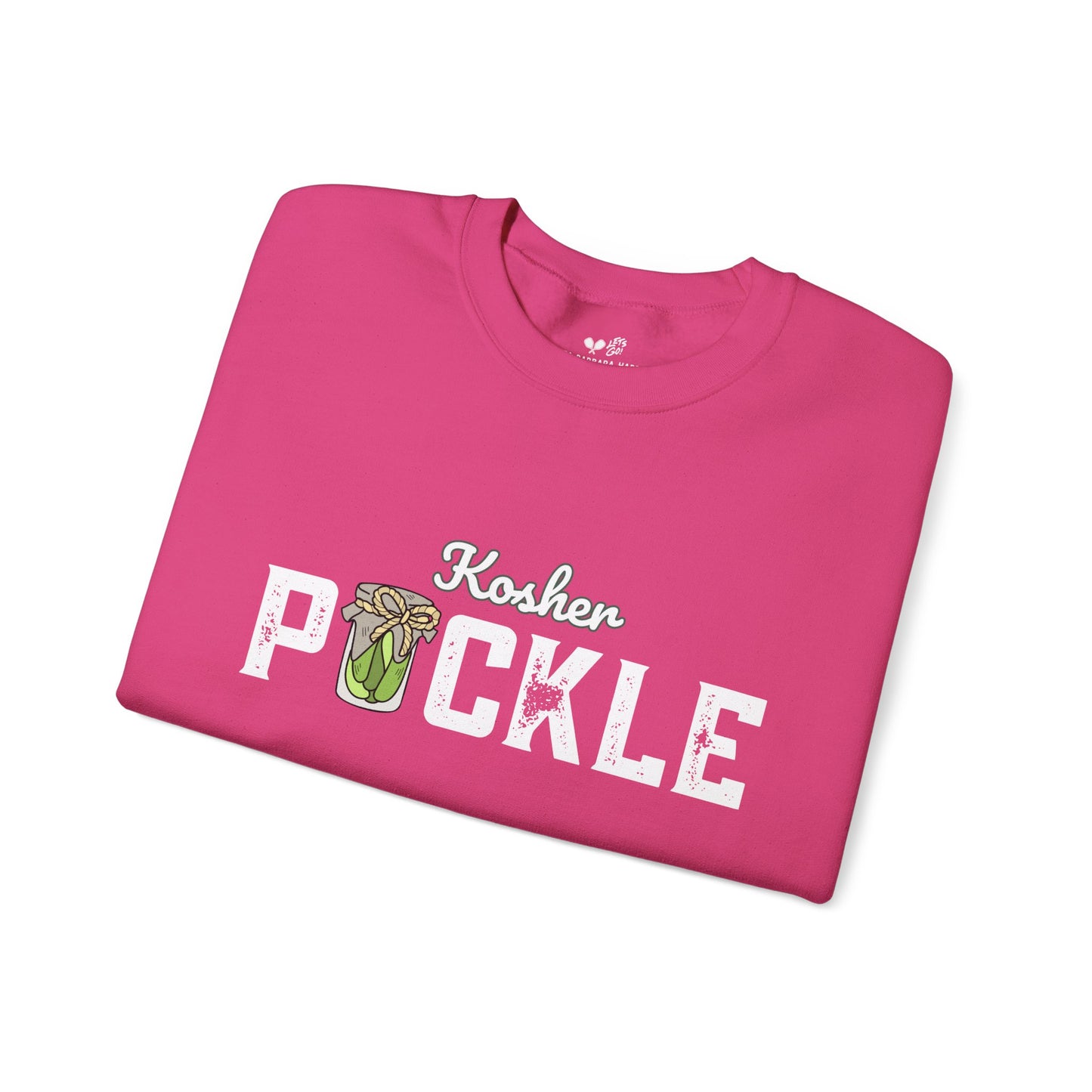 PICKLE Kosher Crew 50/50 Plush/Unisex - can customize sleeve w/ name