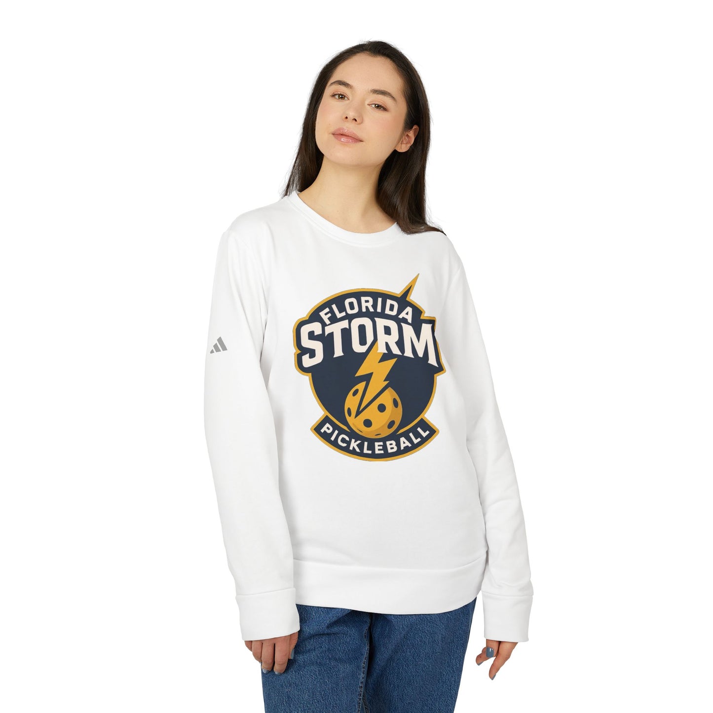 Florida Storm warmer Adidas Unisex Fleece Crew 2 sided
