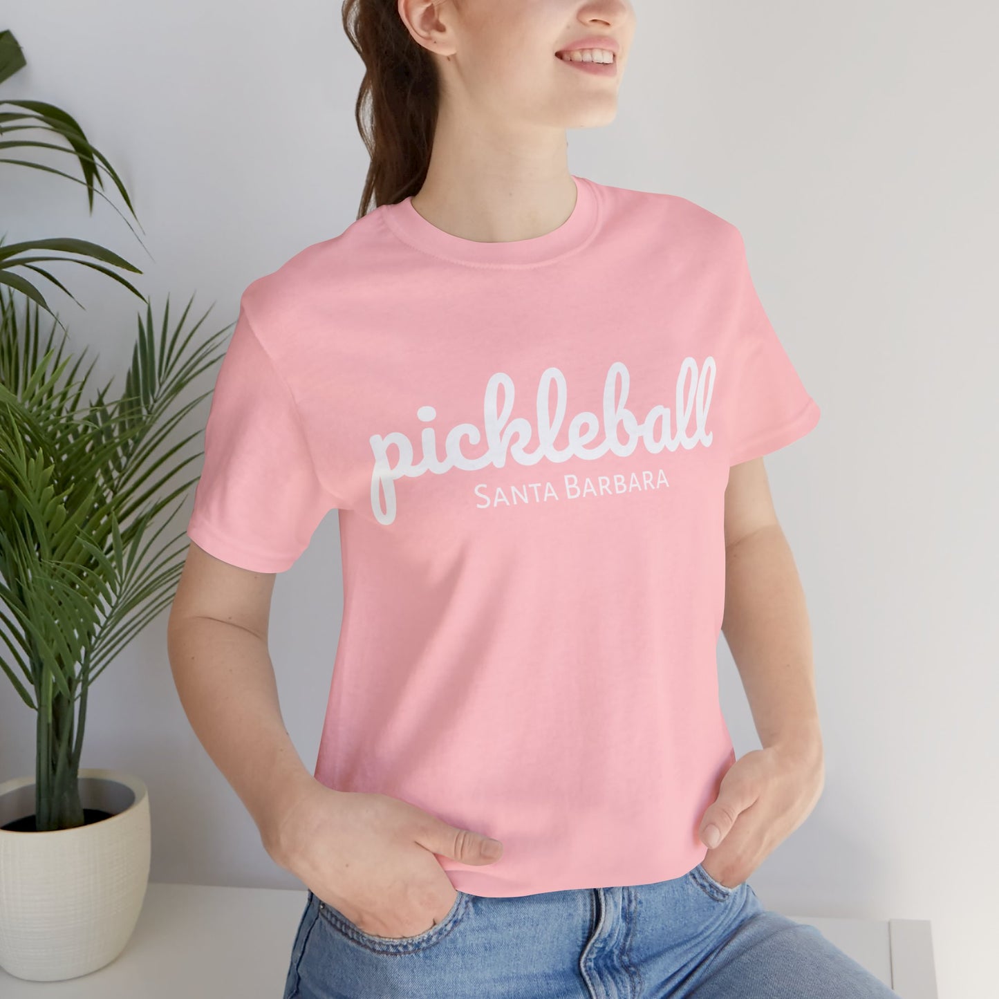 Pickleball Script Customize YOUR destination - 3 day - Unisex 100% airline cotton Jersey Short Sleeve Tee