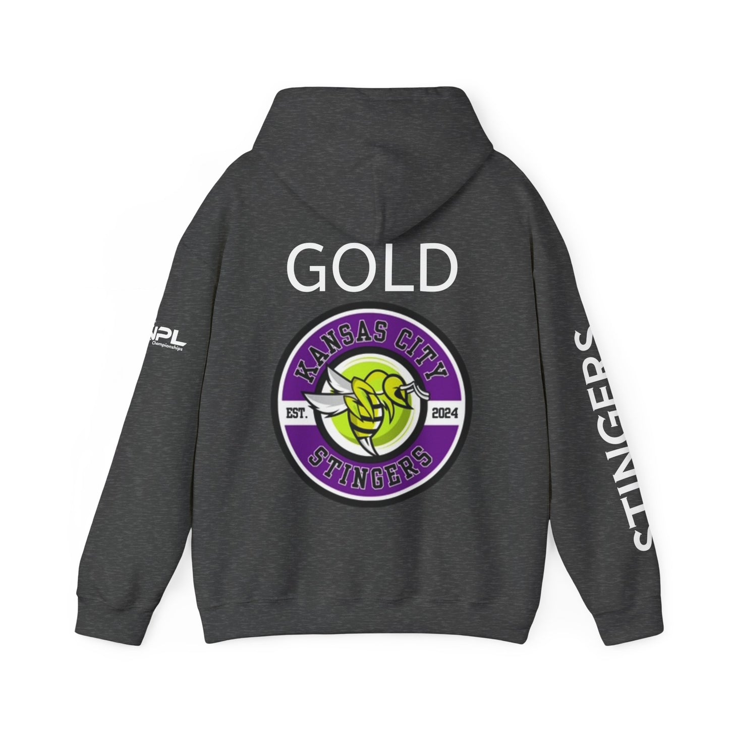 Kansas City Stingers style 2- Customize Back - Unisex 50/50 Hoodie
