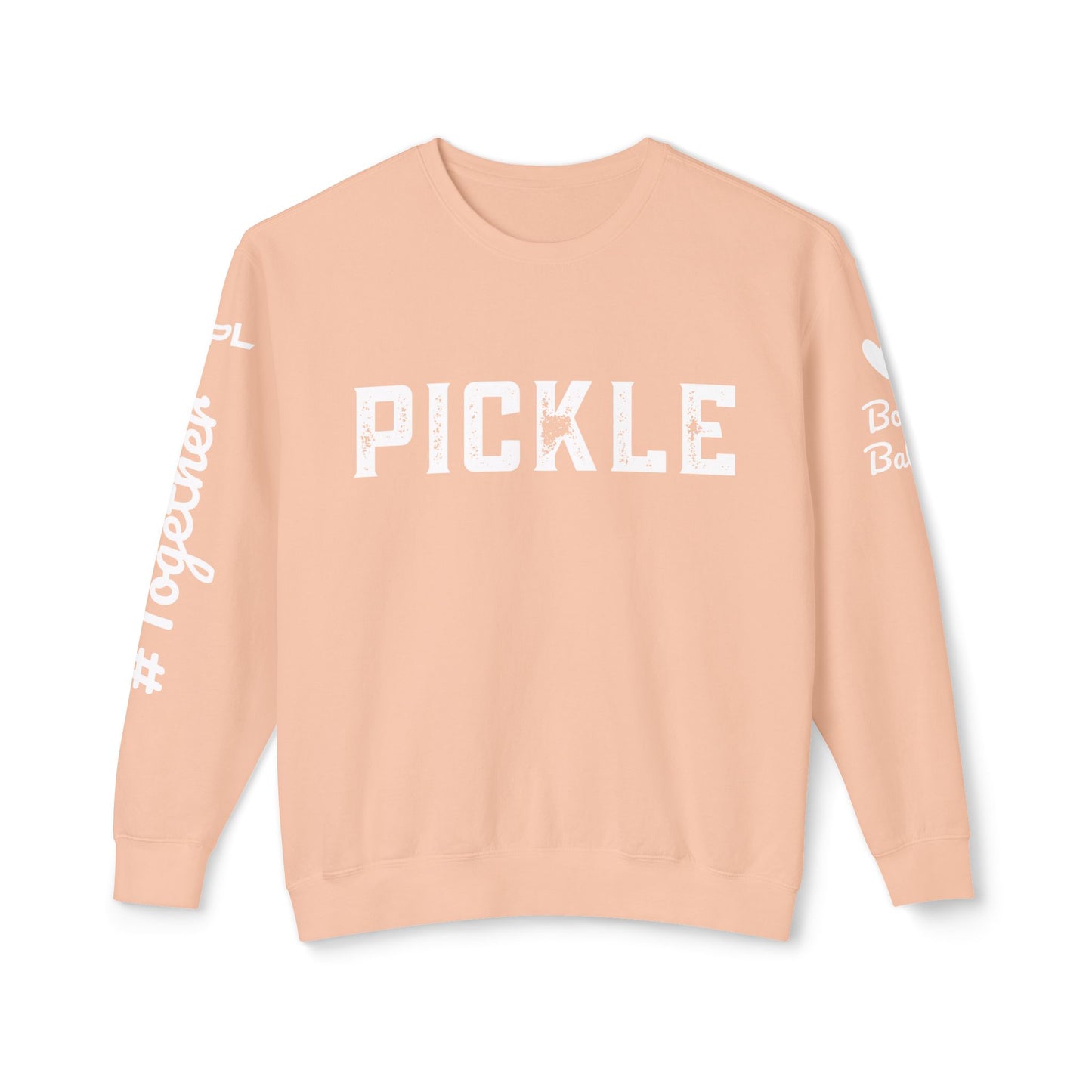 Customize my Garment Dyed - Unisex Lightweight Crew - can add name or sponsors