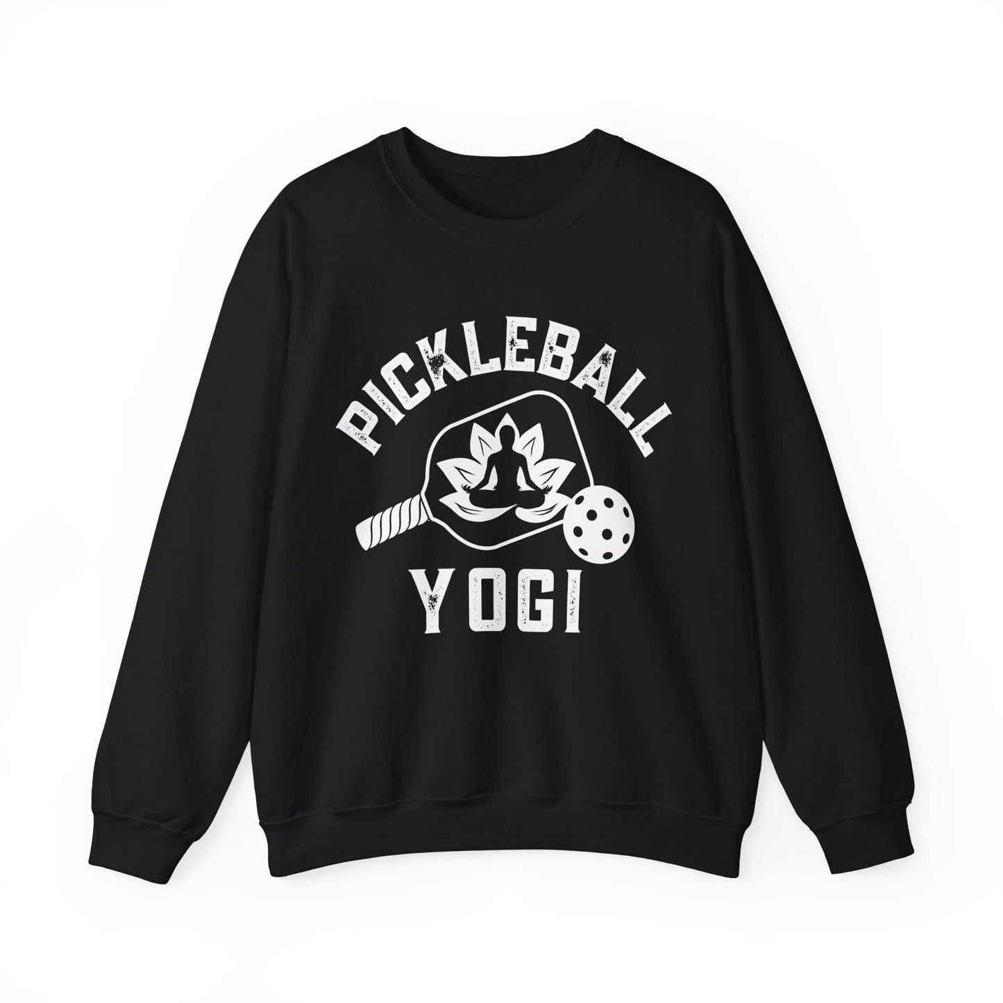 Pickleball Yogi Crew - can customize sleeve & back as shown