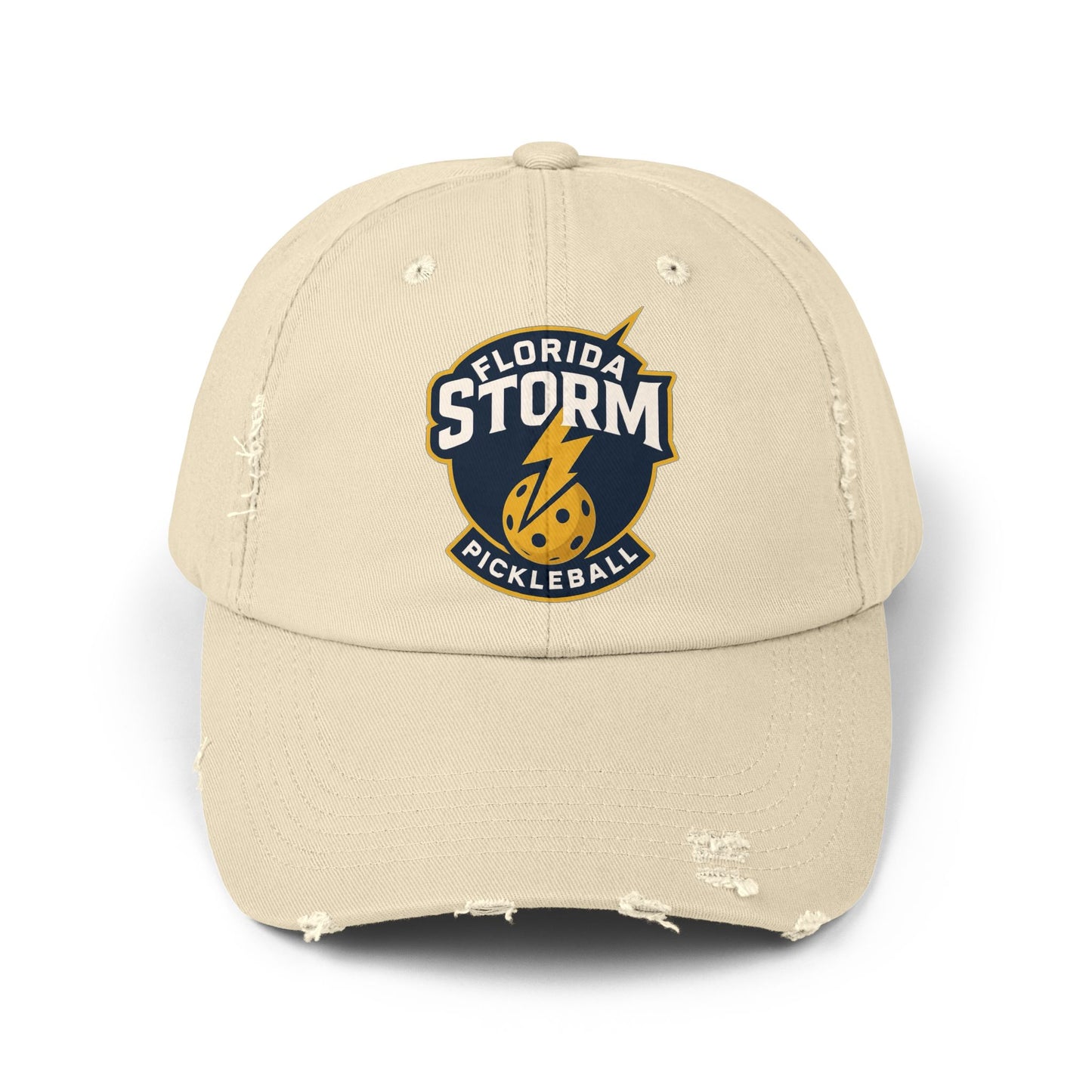 Florida Storm Unisex Distressed Hat - Printed large logo