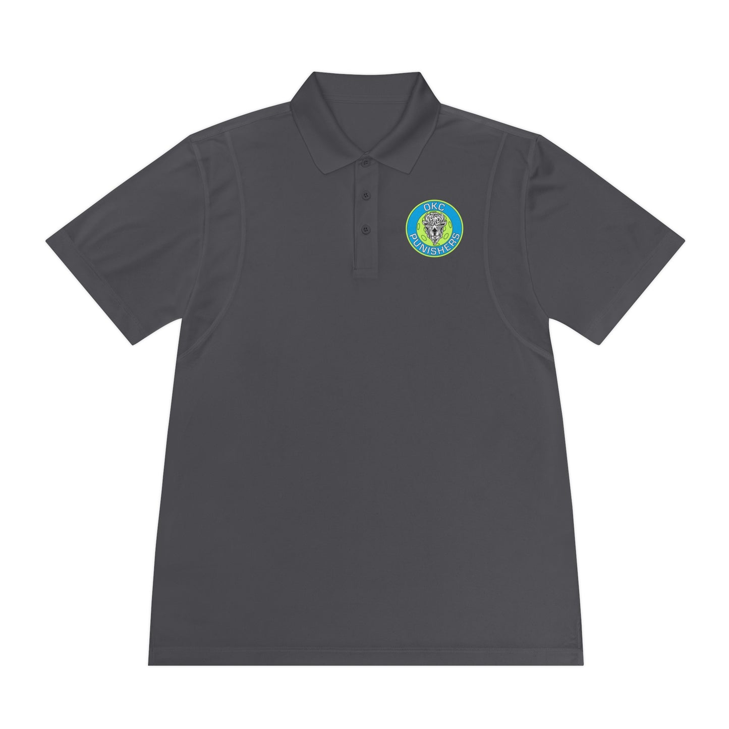 OKC Punishers NPL - Men's Moisture Wicking, Sport Polo Shirt