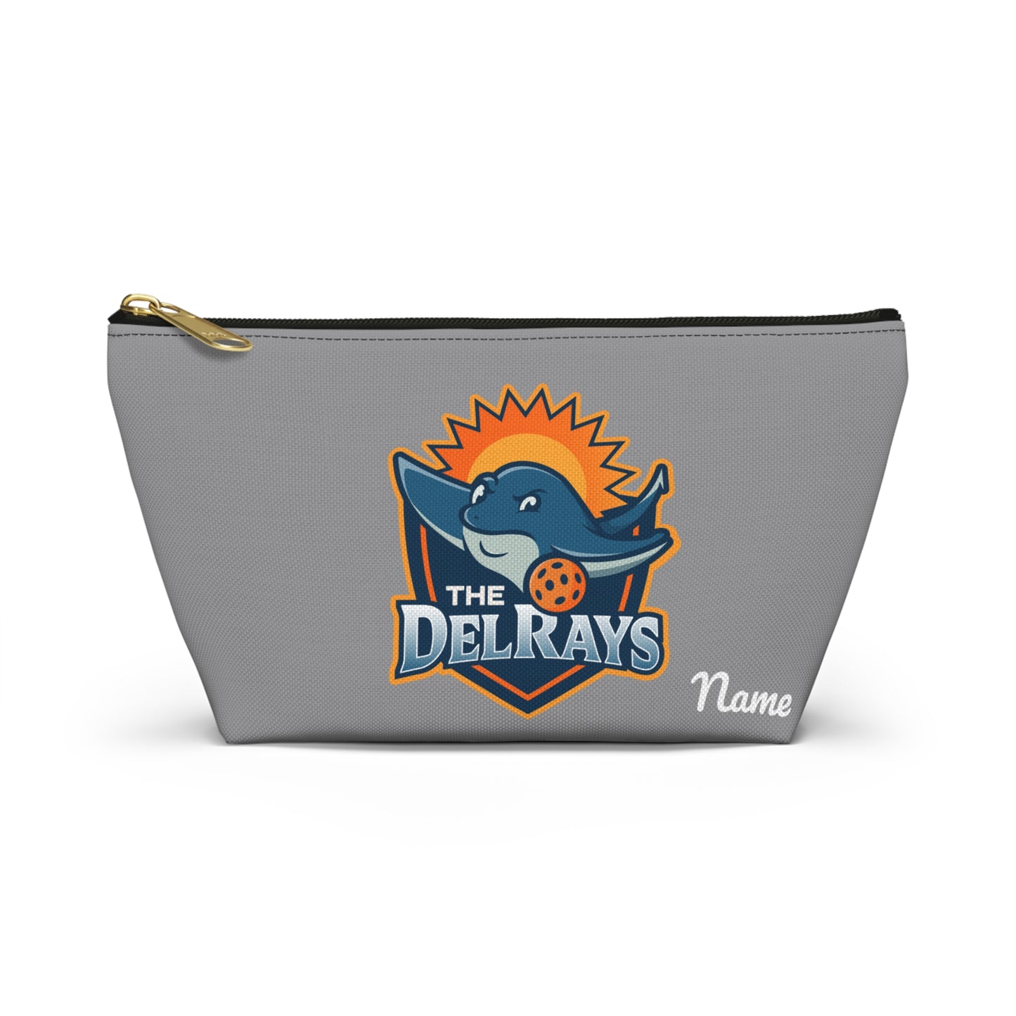 The Del Rays/US Legends Pickleball 2 sided logos -Personalized Accessory Pouch w T-bottom