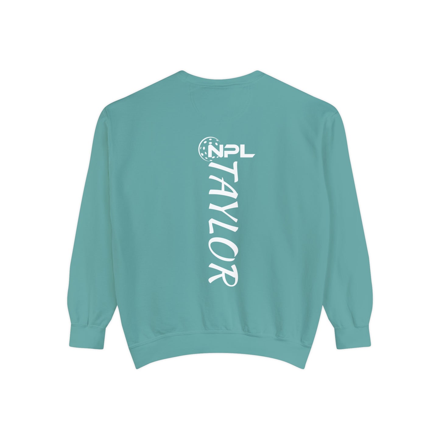 Boca Raton Picklers NPL Team Beachy Garment Dyed Crew - last name on back