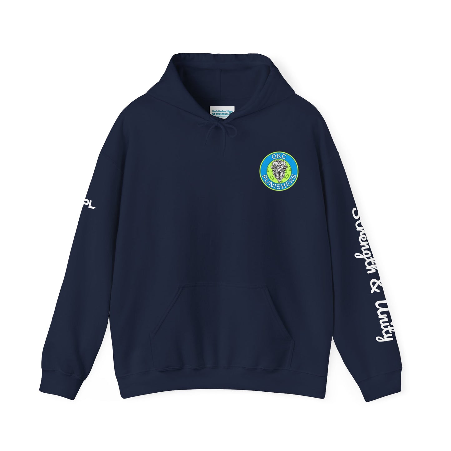OKC Punishers NPL - Multi Sided Design - Unisex Hoodie - add name sleeve or back