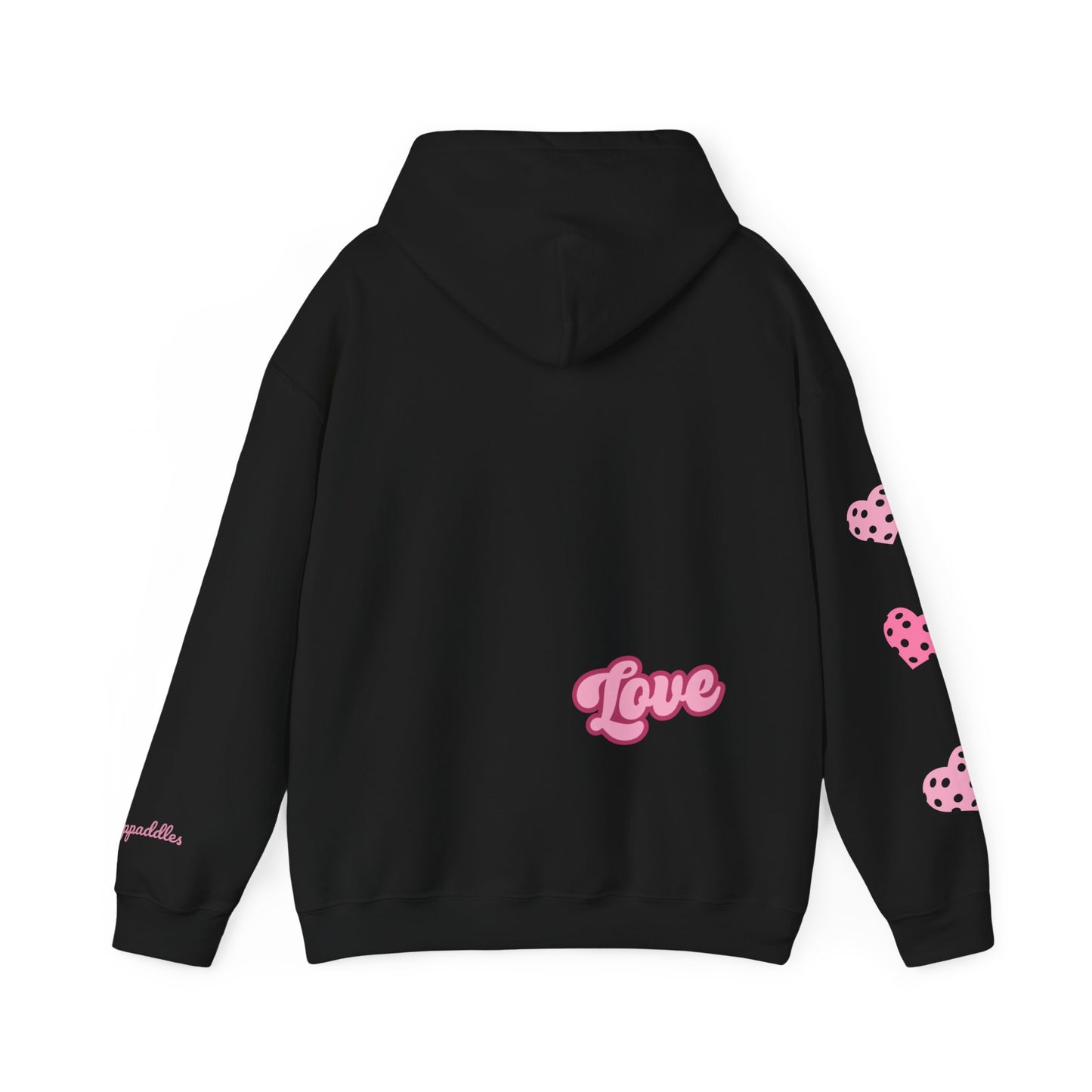 Kara’s Pickleball Retro Hoodie -#tappaddles on sleeve (or your name)