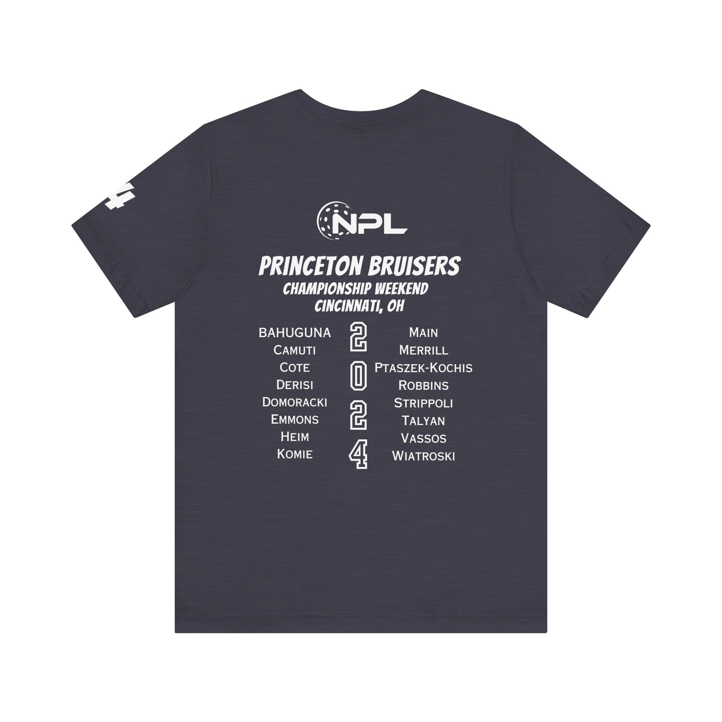 Princeton Bruisers Unisex Jersey Short Sleeve Tee