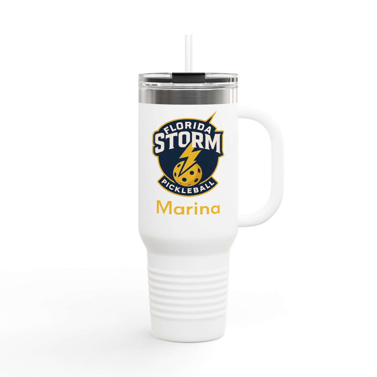Florida Storm Insulated Stainless Steel Travel Mug, 40oz- Add name