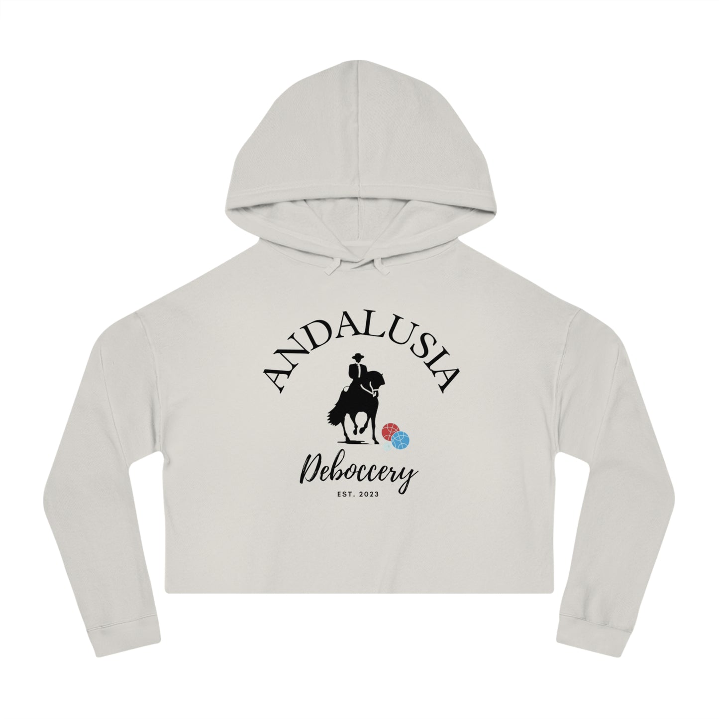 Andalusia Deboccery Women’s Cropped Hoodie -Independent 80% cotton/20% poly