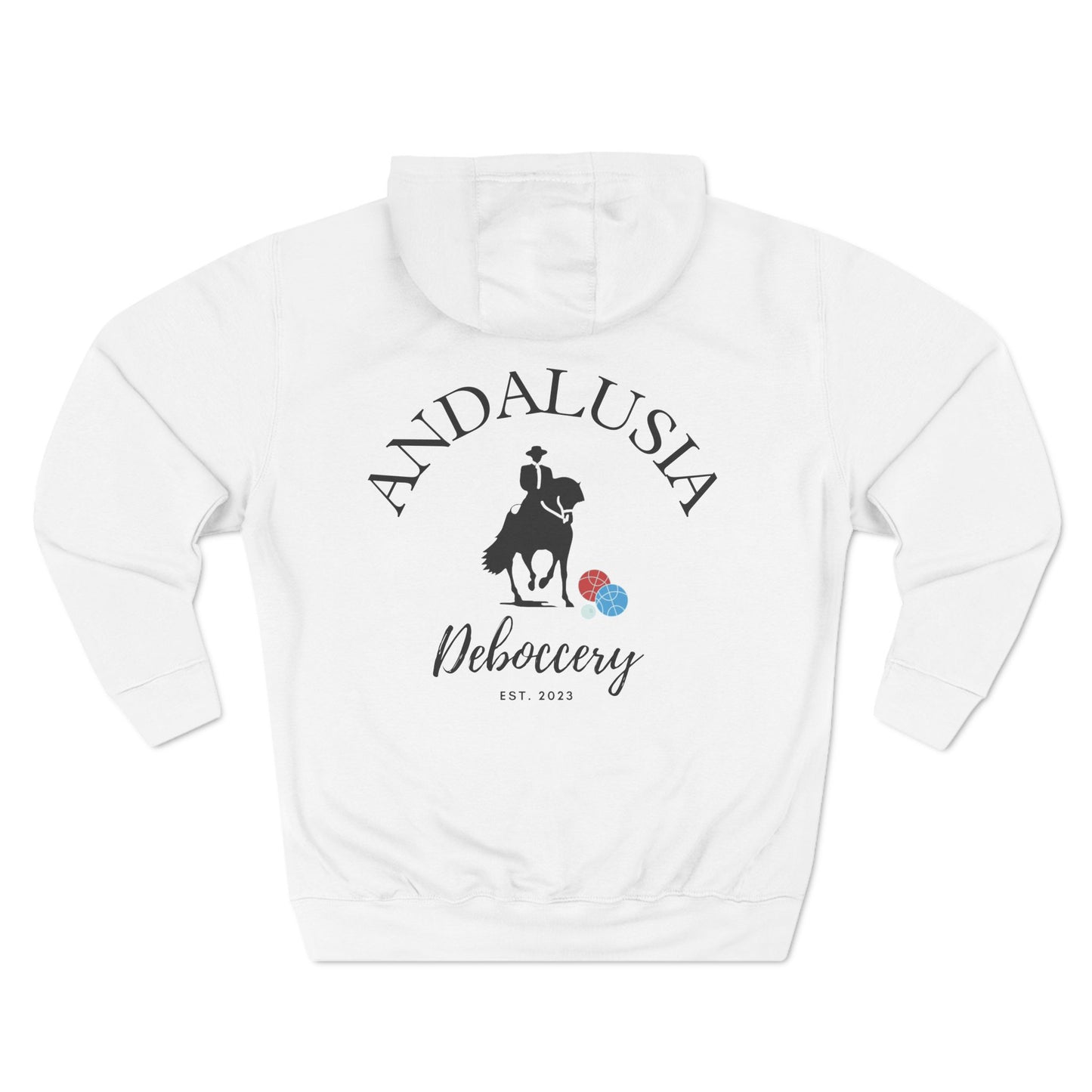 Andalusia Deboccery 80% cotton/20% poly plush - Lane 7 Three-Panel Fleece Hoodie