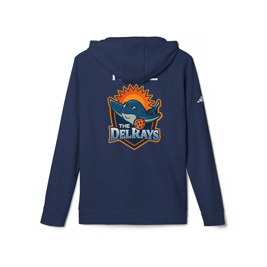 The Del Reys ADIDAS Unisex Fleece Hoodie 60% cotton/40% poly - add name