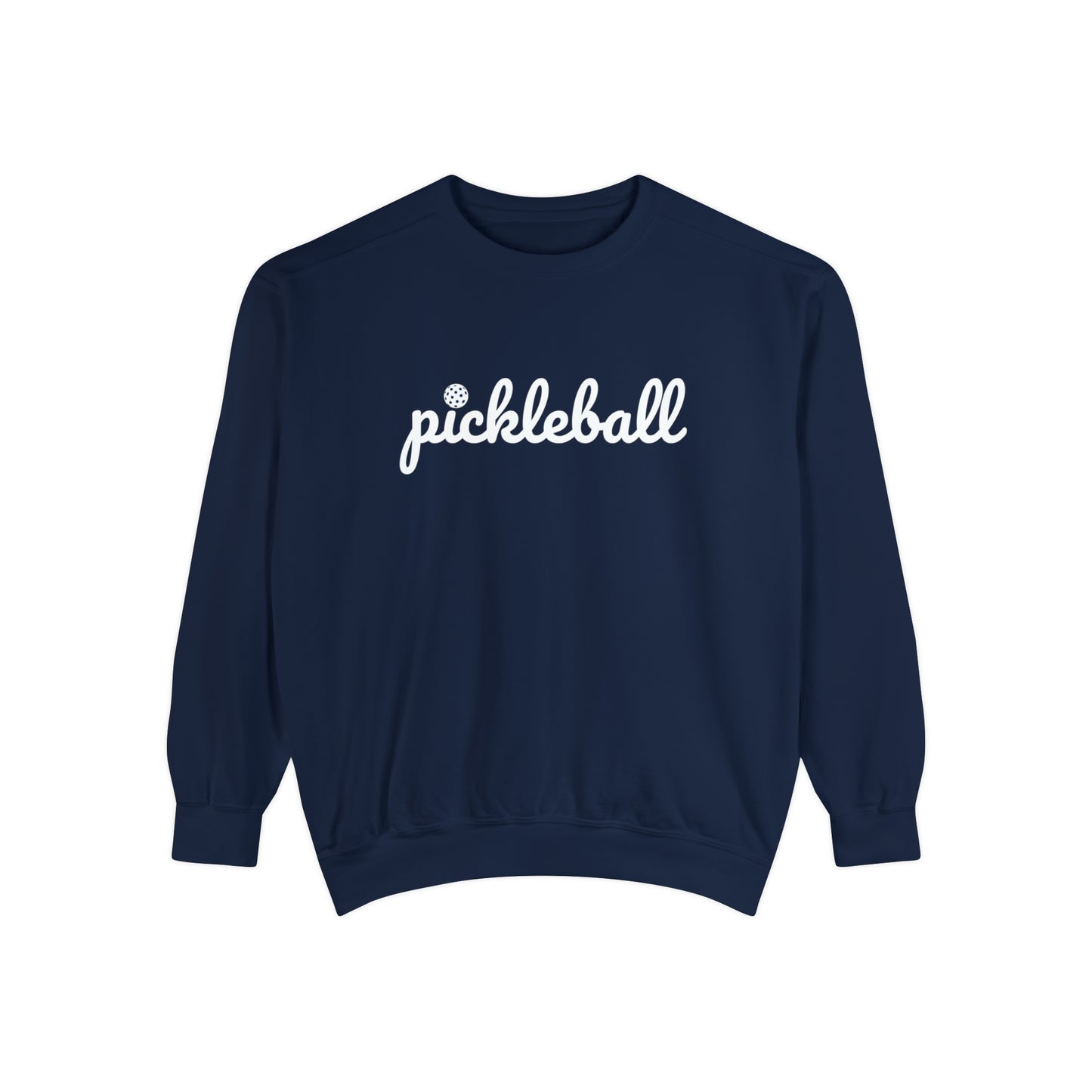 New Pickleball Script w/ Ball - Unisex Garment Dyed, Comfort Colors