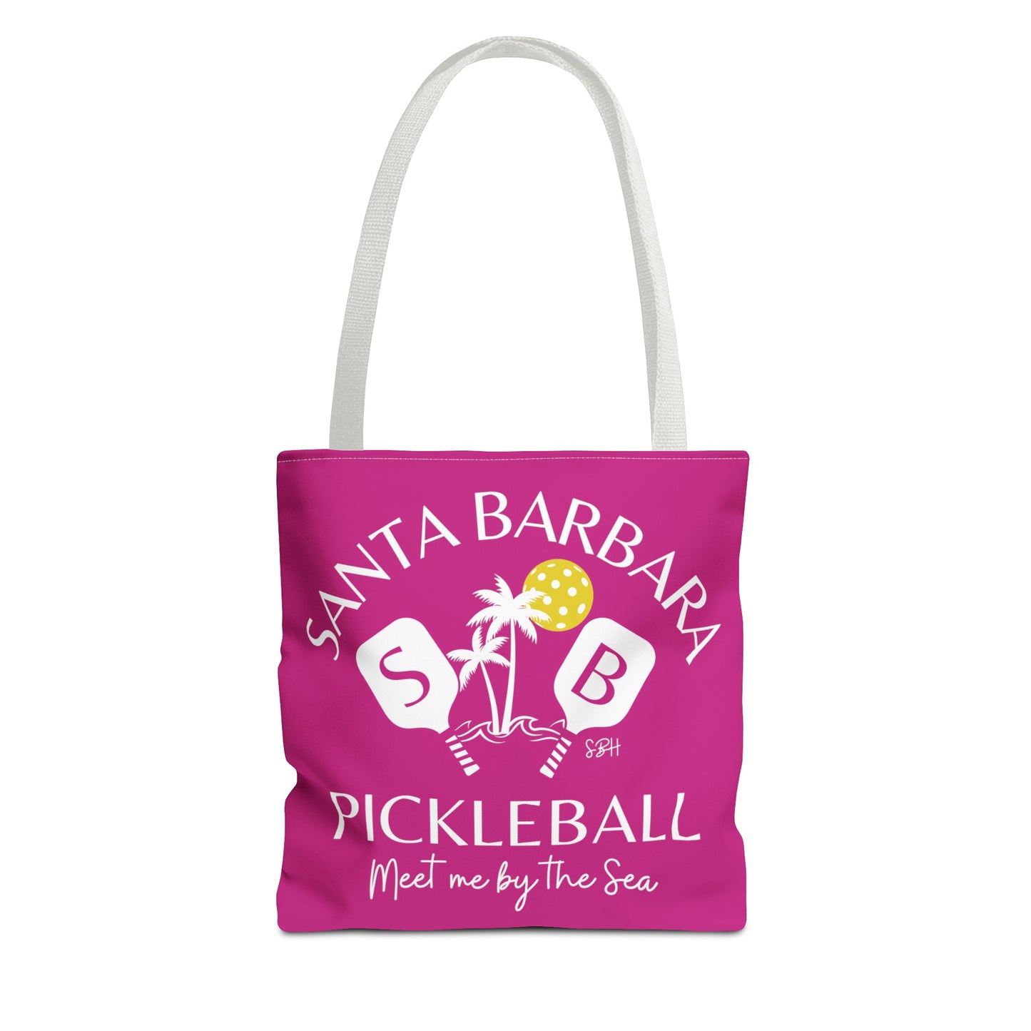 Santa Barbara Pickleball Bag - Hot Pink (can add name on back)