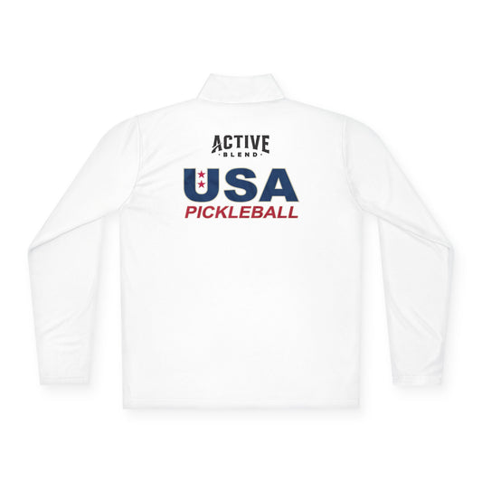 TEAM USA - Unisex/Mens Cut - SPF 40 Quarter-Zip Pullover