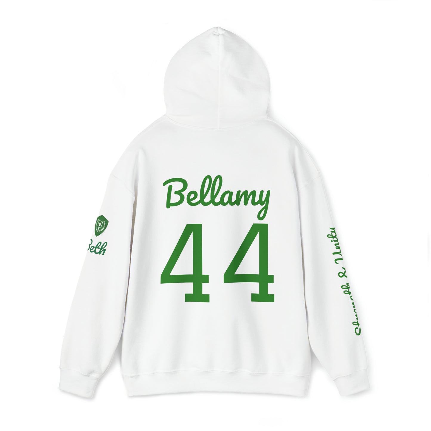 OKC Punishers Hoodie w/ Stars Green Letters - customize sleeve & back