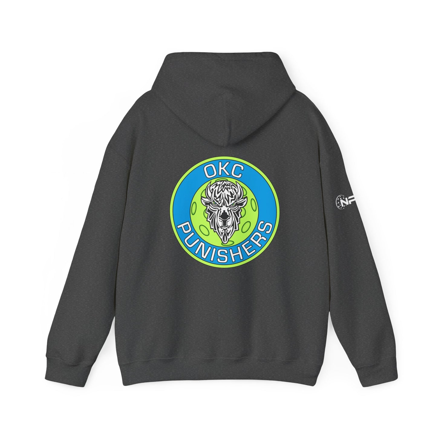 OKC Punishers NPL - Multi Sided Design - Unisex Hoodie - add name sleeve or back
