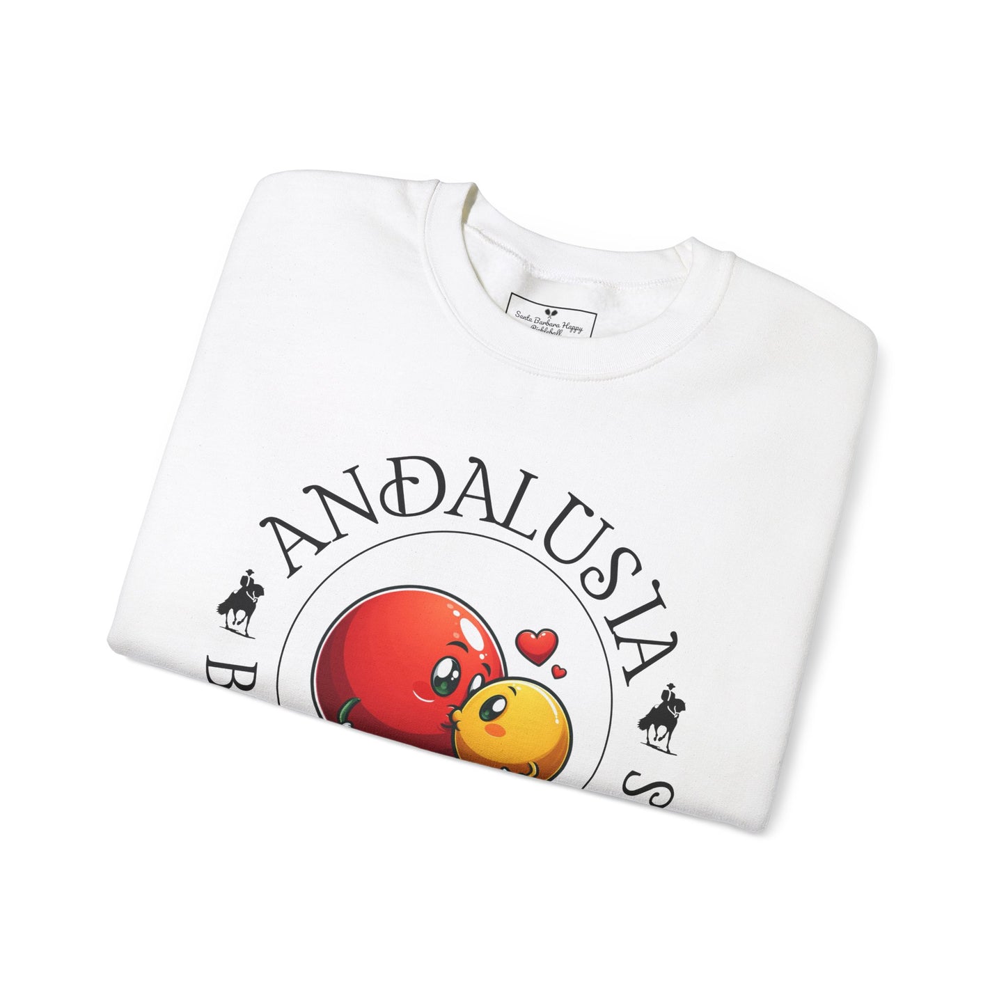 Andalusia Ball Whisperers Unisex 50% cotton/50% poly Crew - name on cuff optional