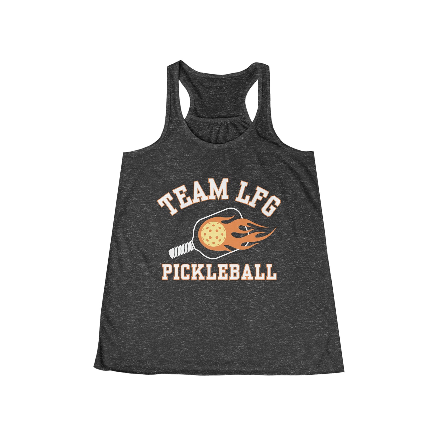 Team LFG Pickleball - Women's Flowy Racerback Tank. Customize back