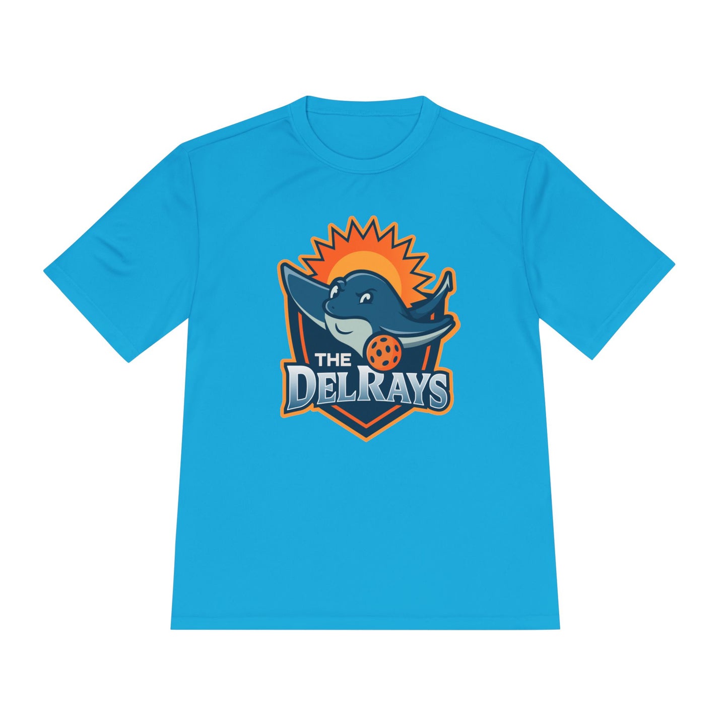 The Del Rays Sport Tek Men’s SPF 40 Moisture Wicking T - Add name
