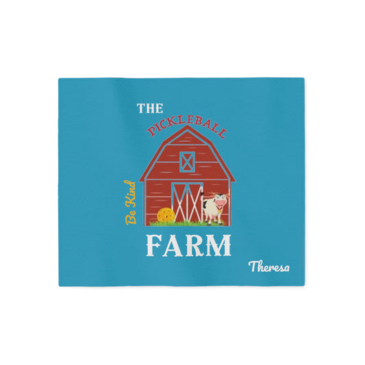 The Pickleball Farm Sweatshirt Blanket. Customizable - available in 10 colors