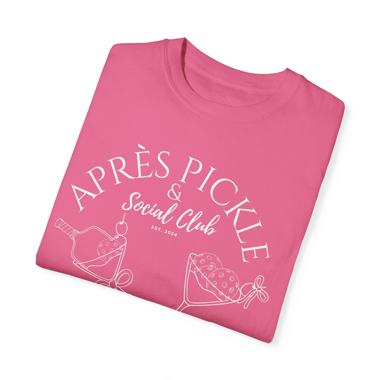 APRES Pickle & Social Club Unisex Garment-Dyed T-shirt