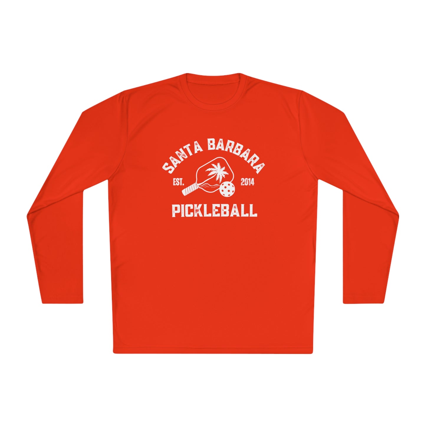 Santa Barbara Pickleball - Jewel Tones - Unisex moisture wicking spf 40 Lightweight Long Sleeve Tee