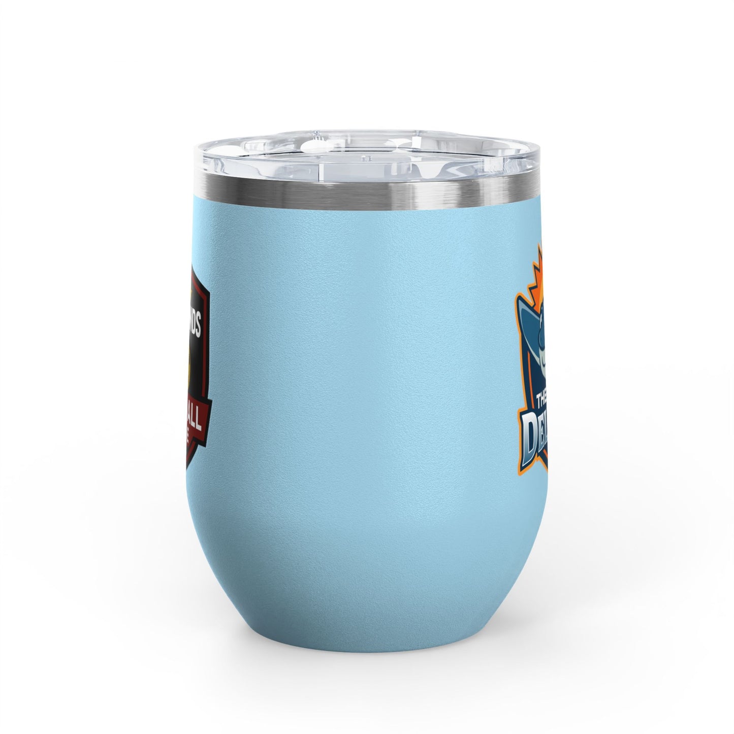 The Del Rays/US Legends Pickleball 2- sided logo Wine Tumbler, 12oz