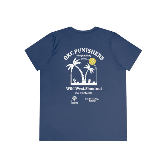 OKC Wild West Shoot out - SPF 40, Moisture Wicking Ladies Competitor Tee