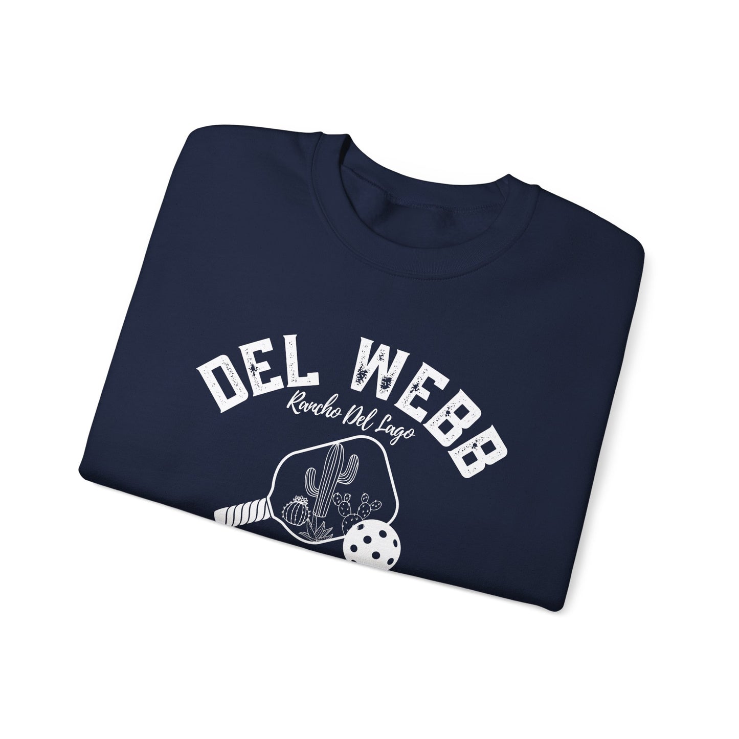 Del Webb Pickleball Beachy Style - Dink in the Desert - Unisex Crew -Can add name to sleeve with paddles
