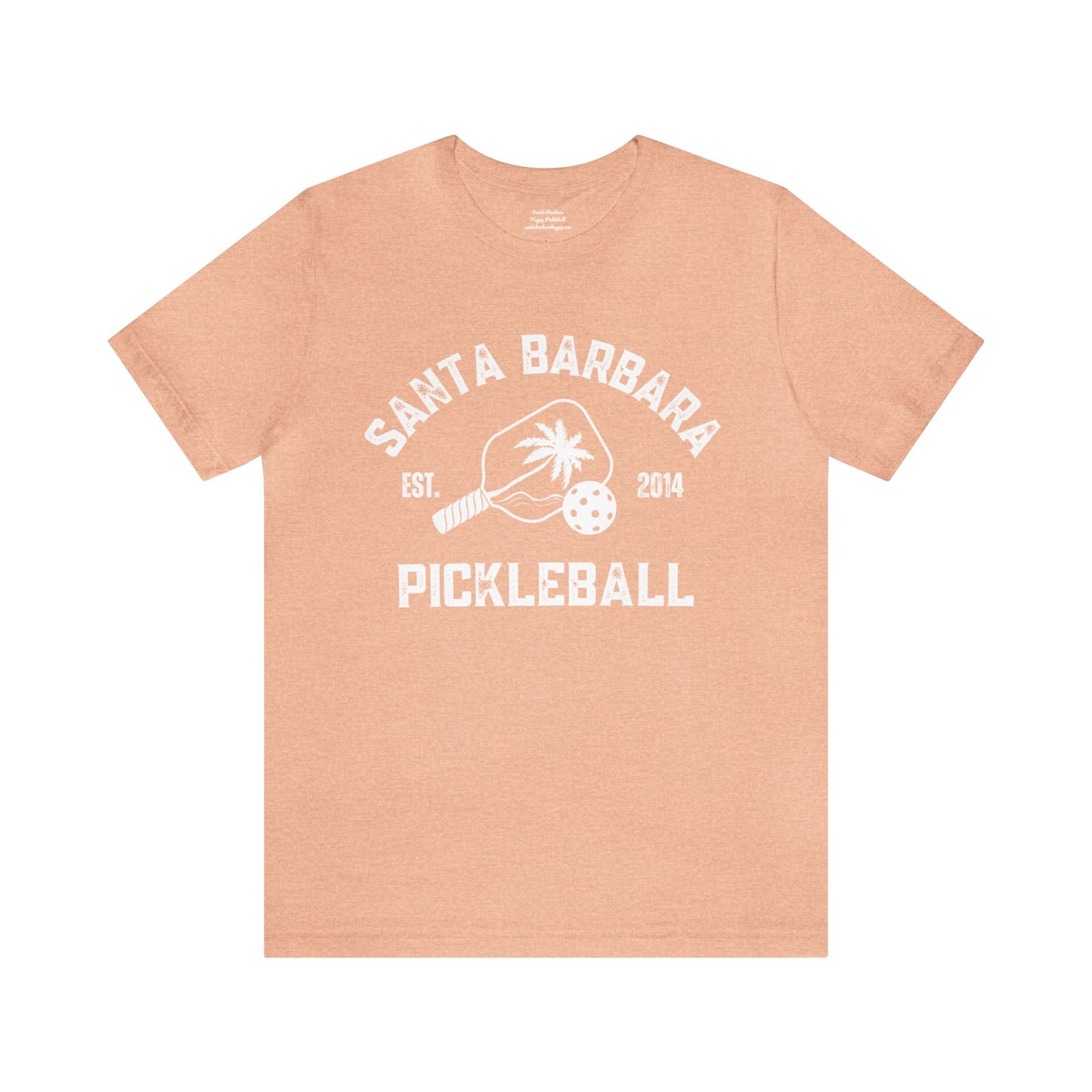 Santa Barbara Pickleball original - 2 day - Unisex 100% airline cotton Jersey Short Sleeve Tee