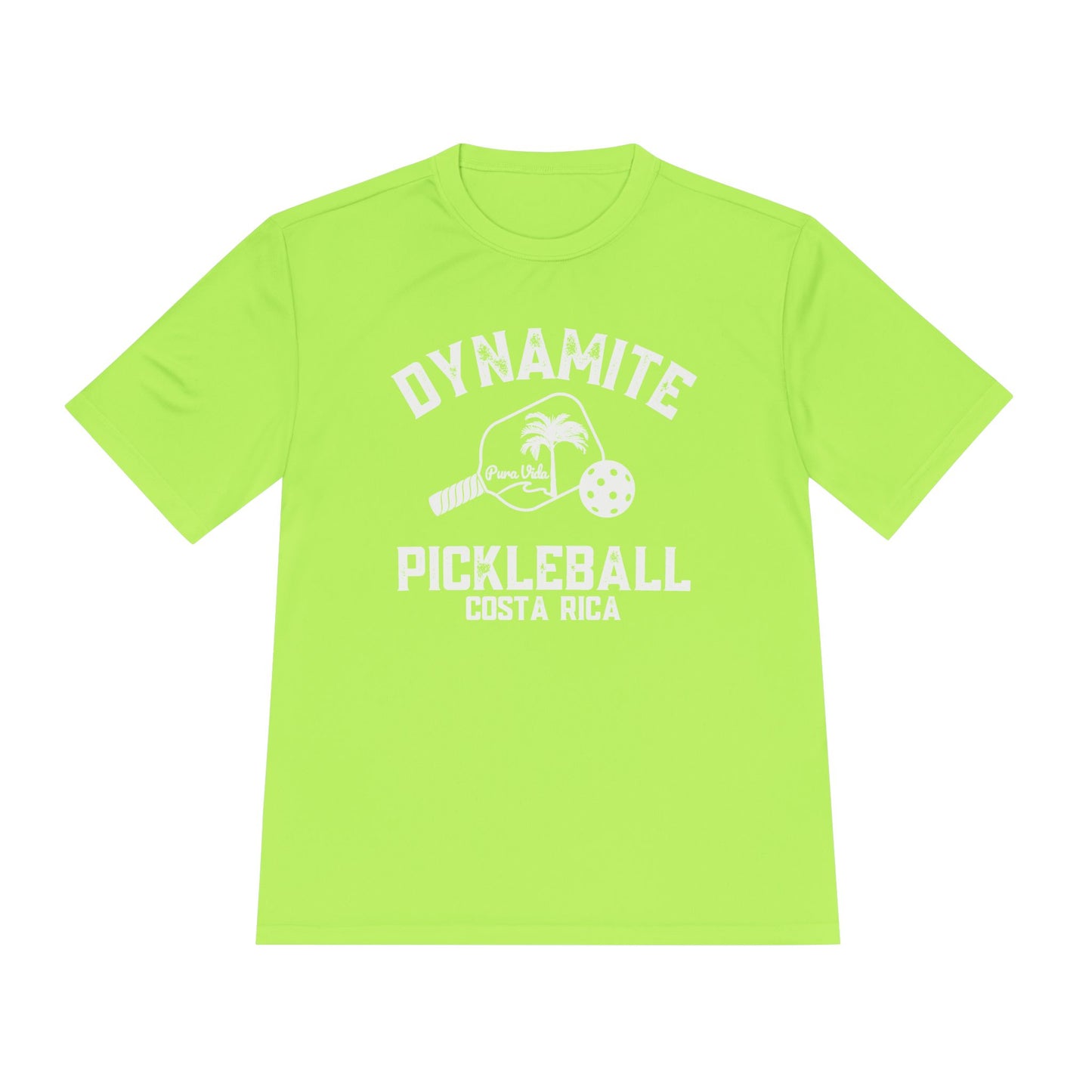 Pura Vidas Unisex SPF 40, Moisture Wicking Dynamite Pickleball T