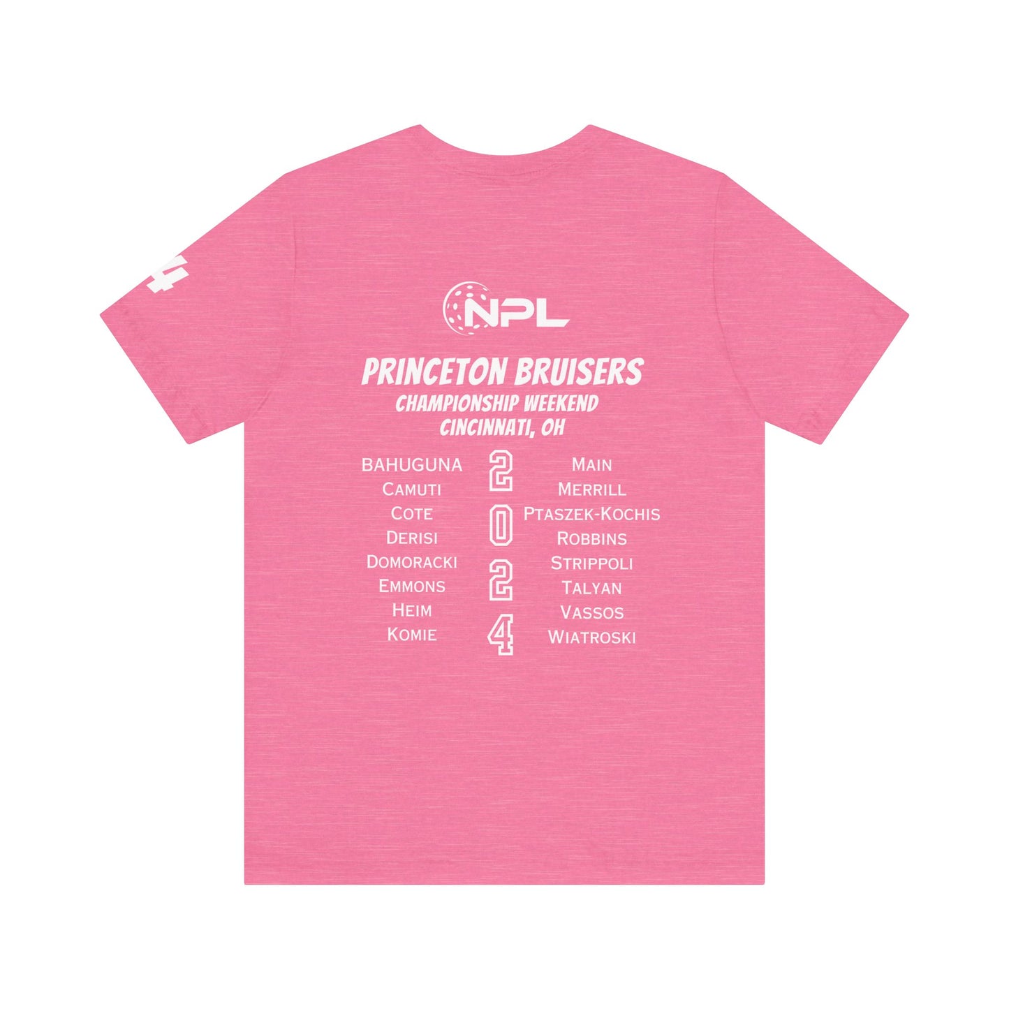 Princeton Bruisers Unisex Jersey Short Sleeve Tee