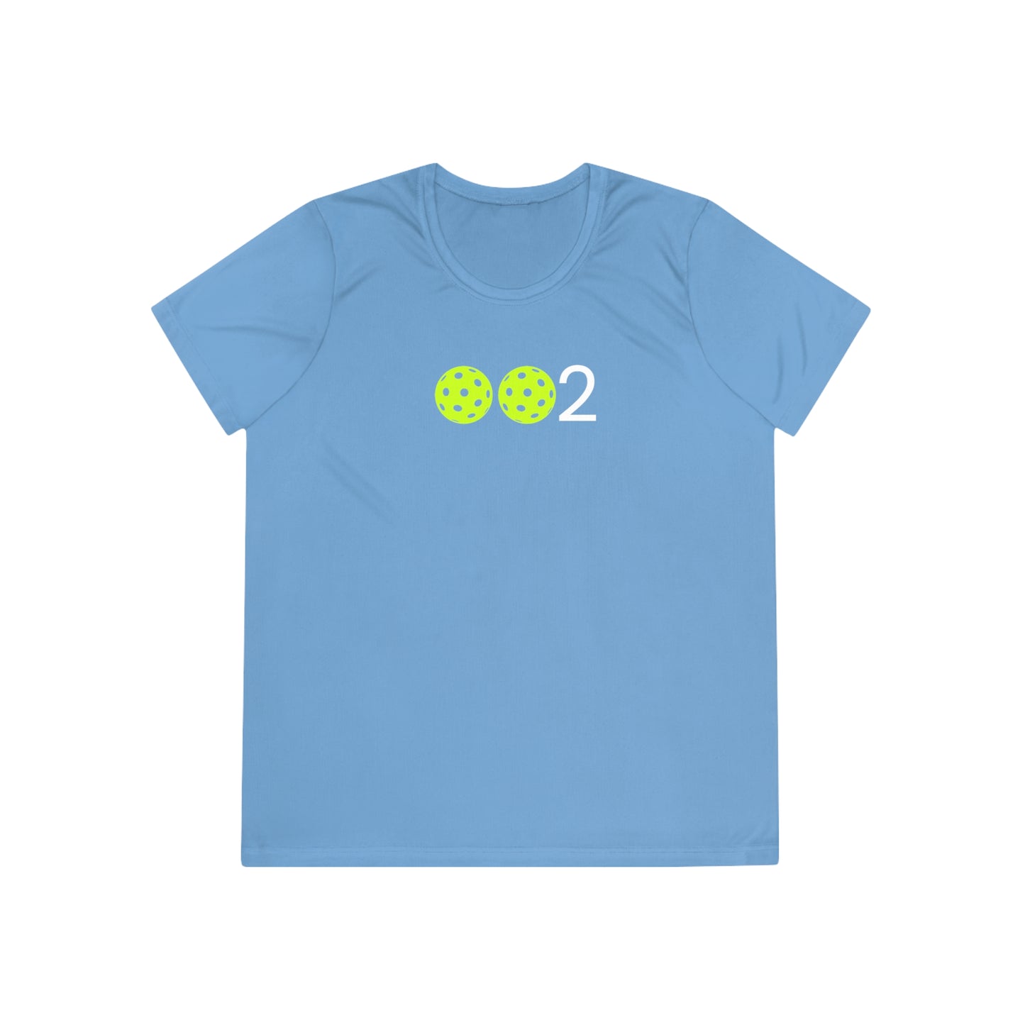 PICKLZ SPF 40 Ladies Moisture Wicking Competitor Tee - add your number in instructions