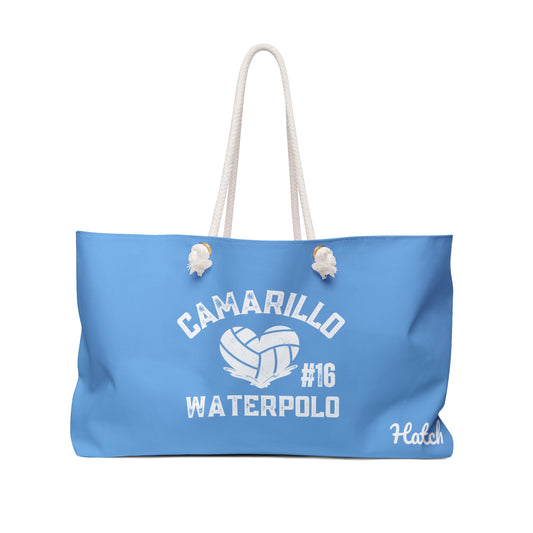 Camarillo Waterpolo Bag - Customize athlete’s # and name - add in notes